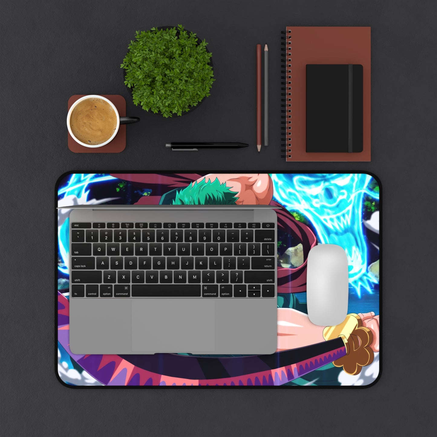 Zoro 3 Swords Anime Mouse Pad