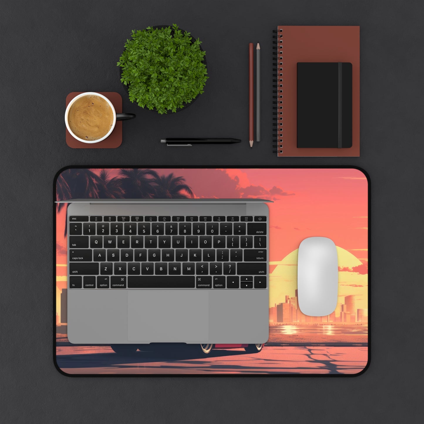 Retro Car Gaming Mouse Pad