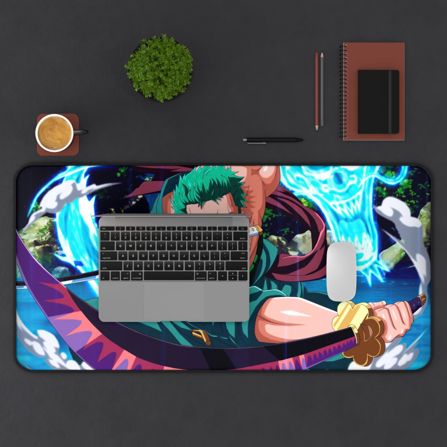 Zoro 3 Swords Anime Mouse Pad