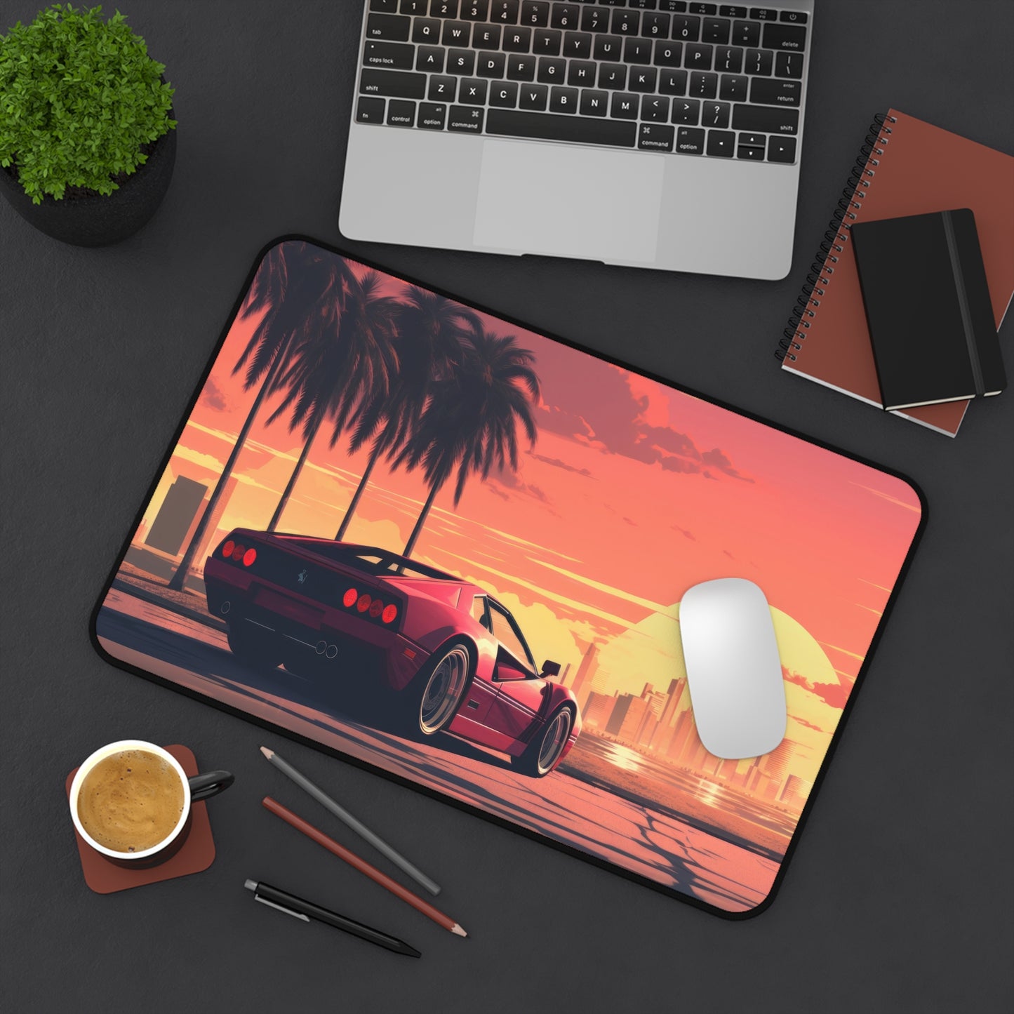 Retro Car Gaming Mouse Pad