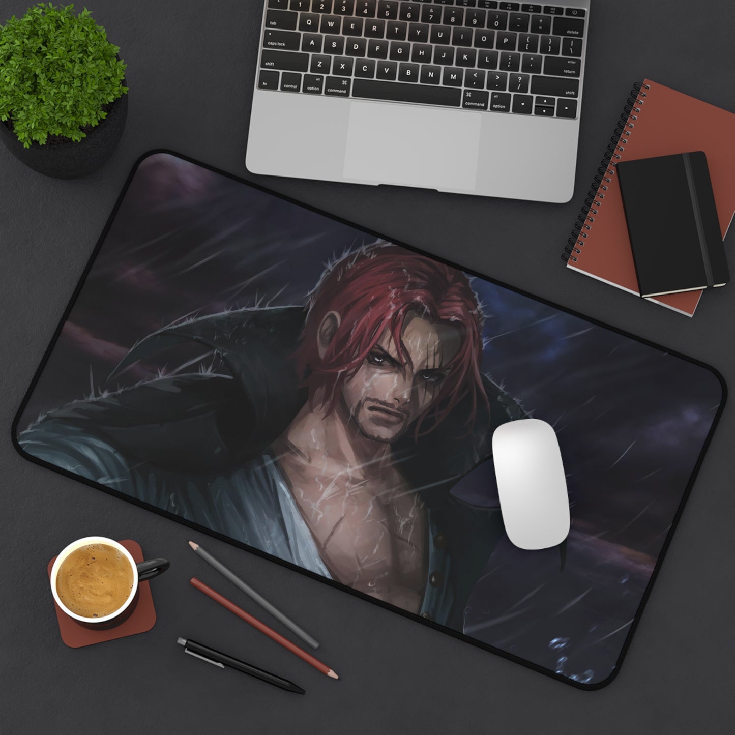 Shanks Rain Anime Mouse Pad