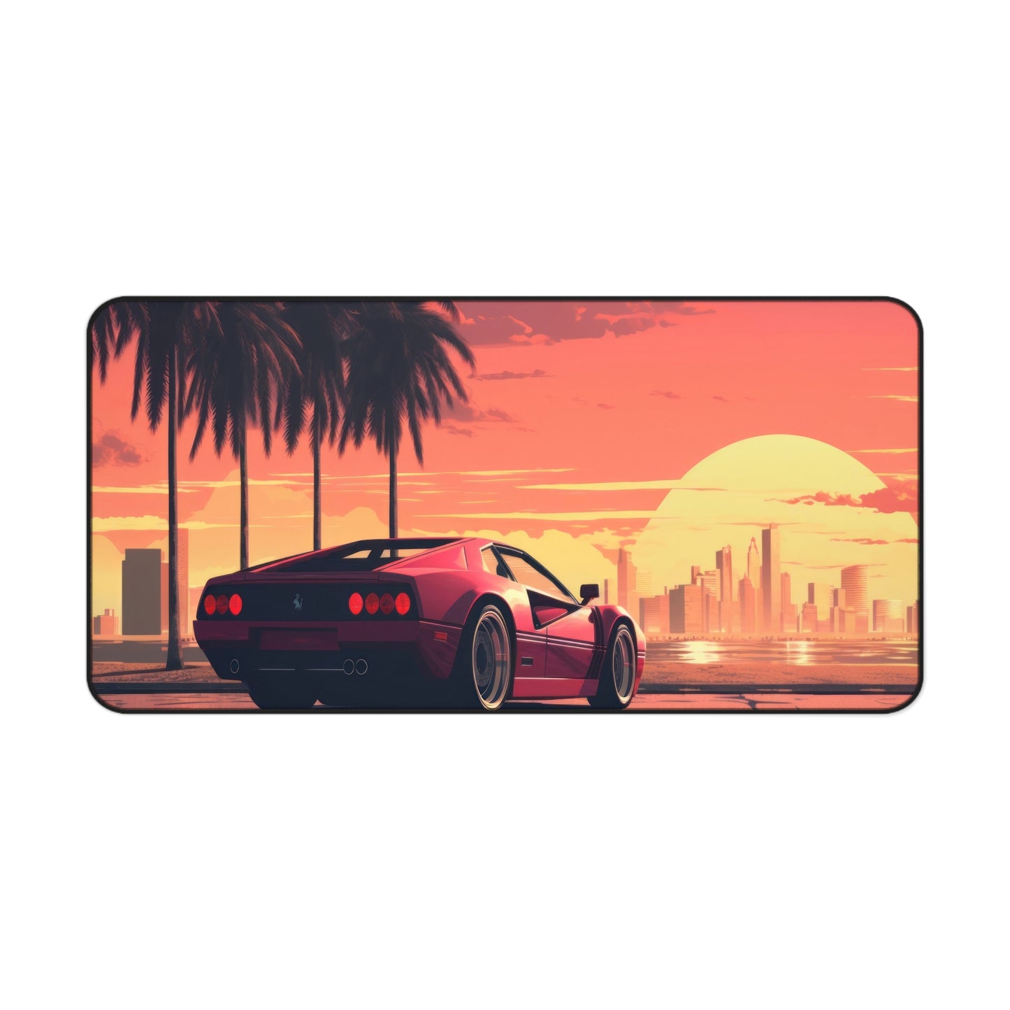 Retro Car Gaming Mouse Pad