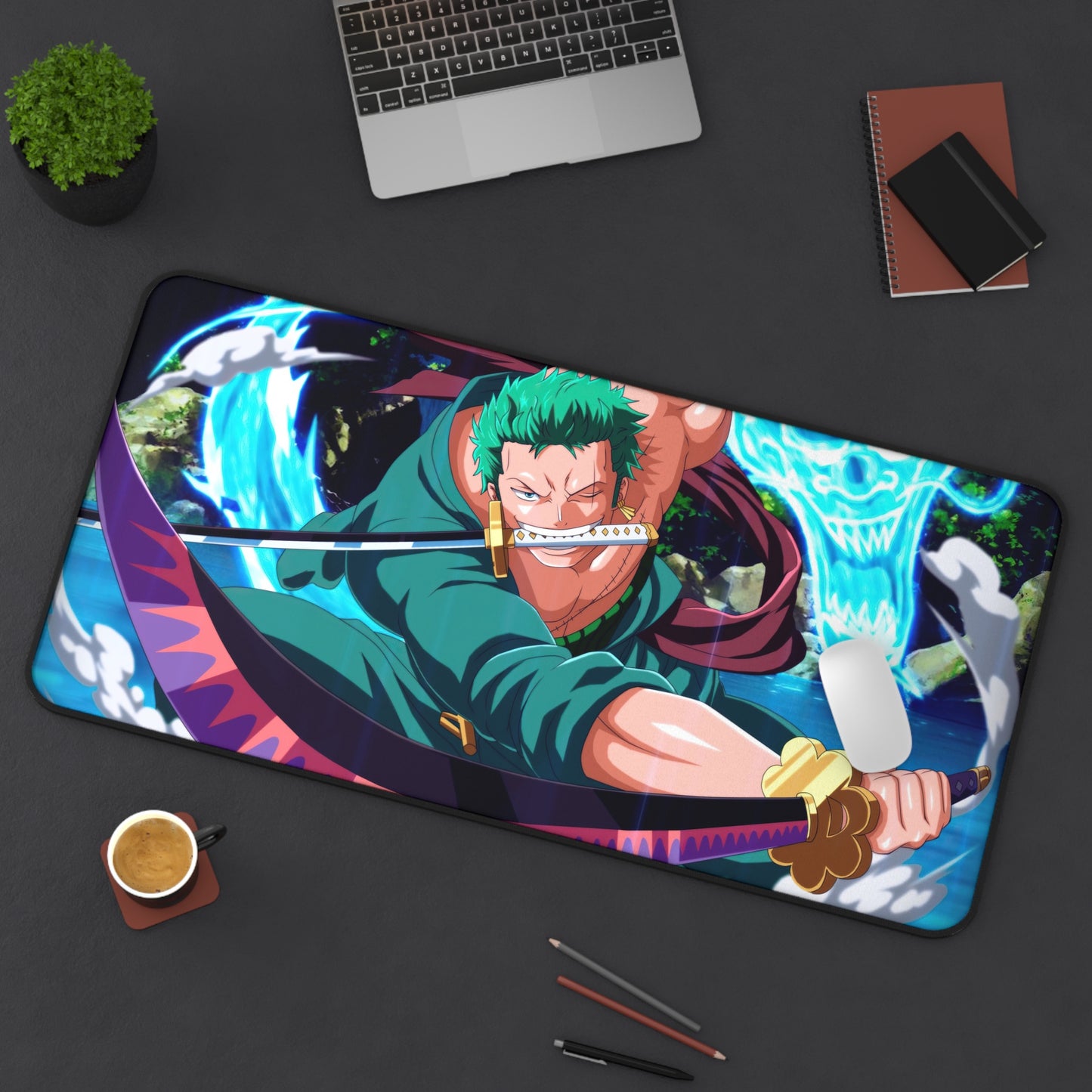 Zoro 3 Swords Anime Mouse Pad