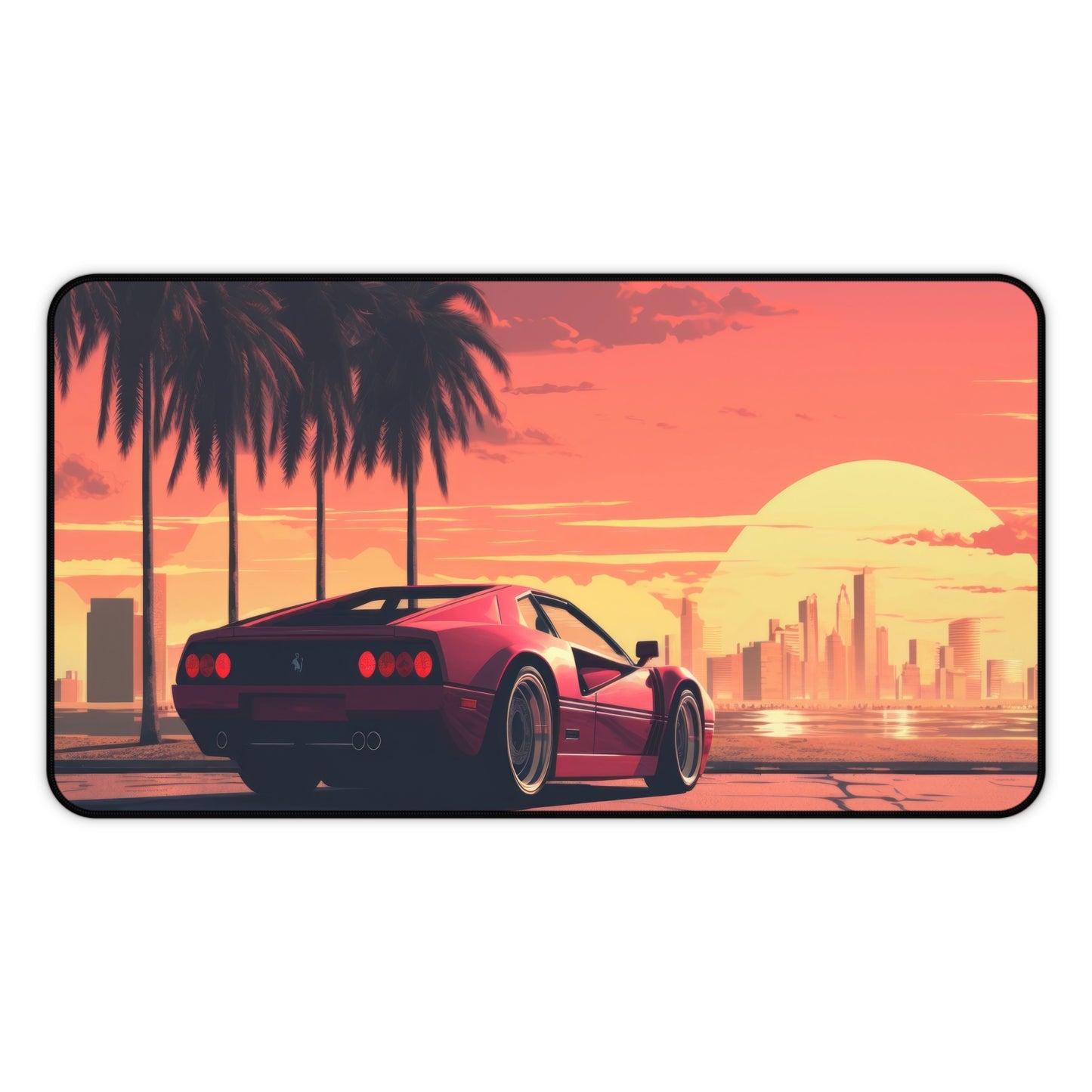 Retro Car Gaming Mouse Pad
