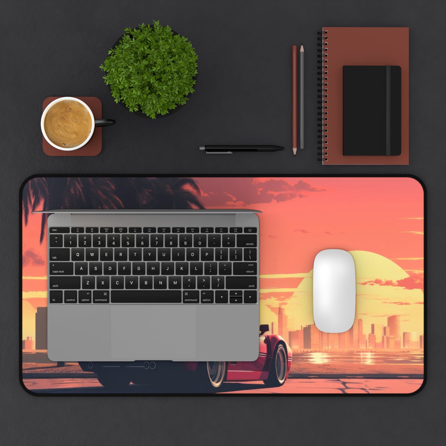 Retro Car Gaming Mouse Pad