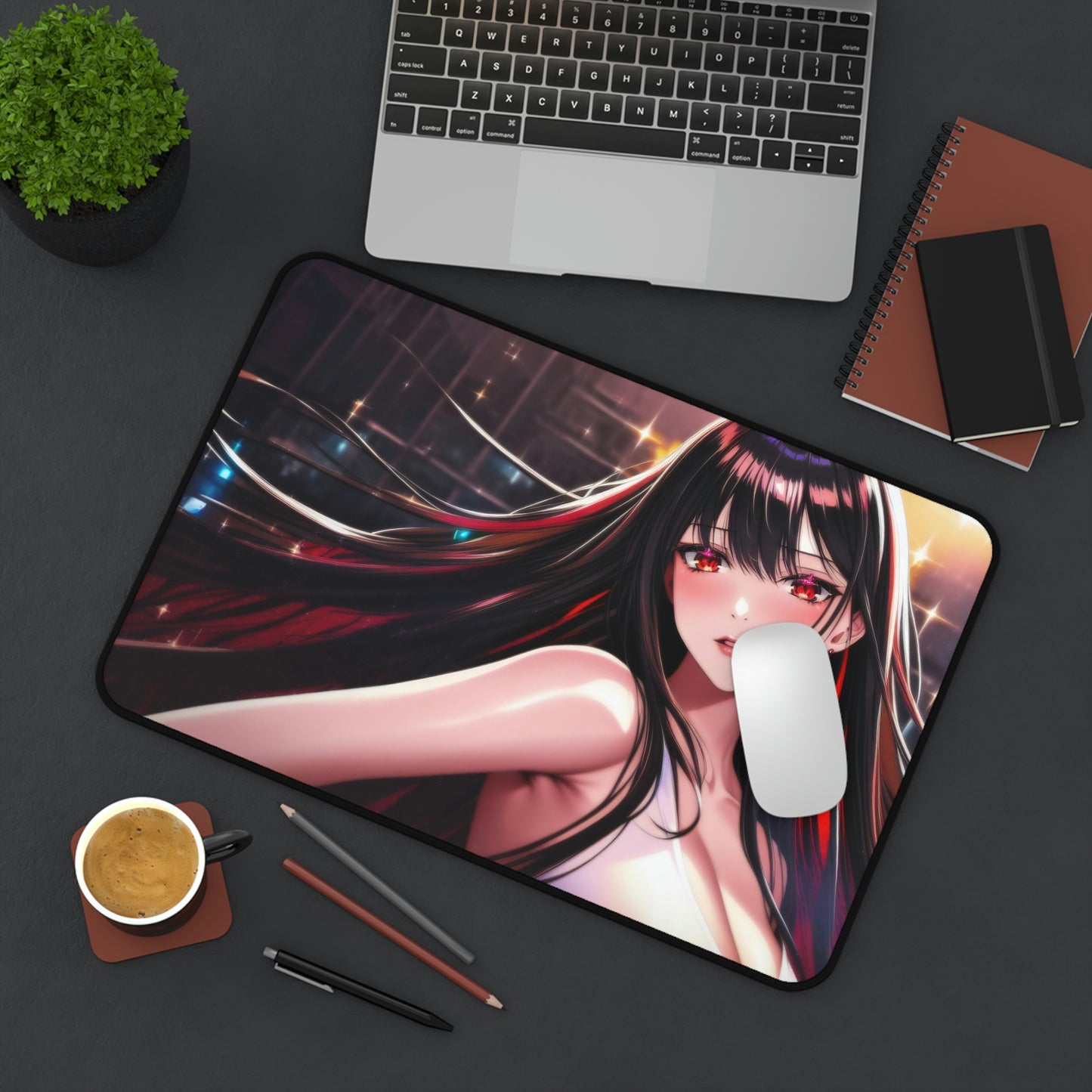 Beautiful Girl Anime Mouse Pad