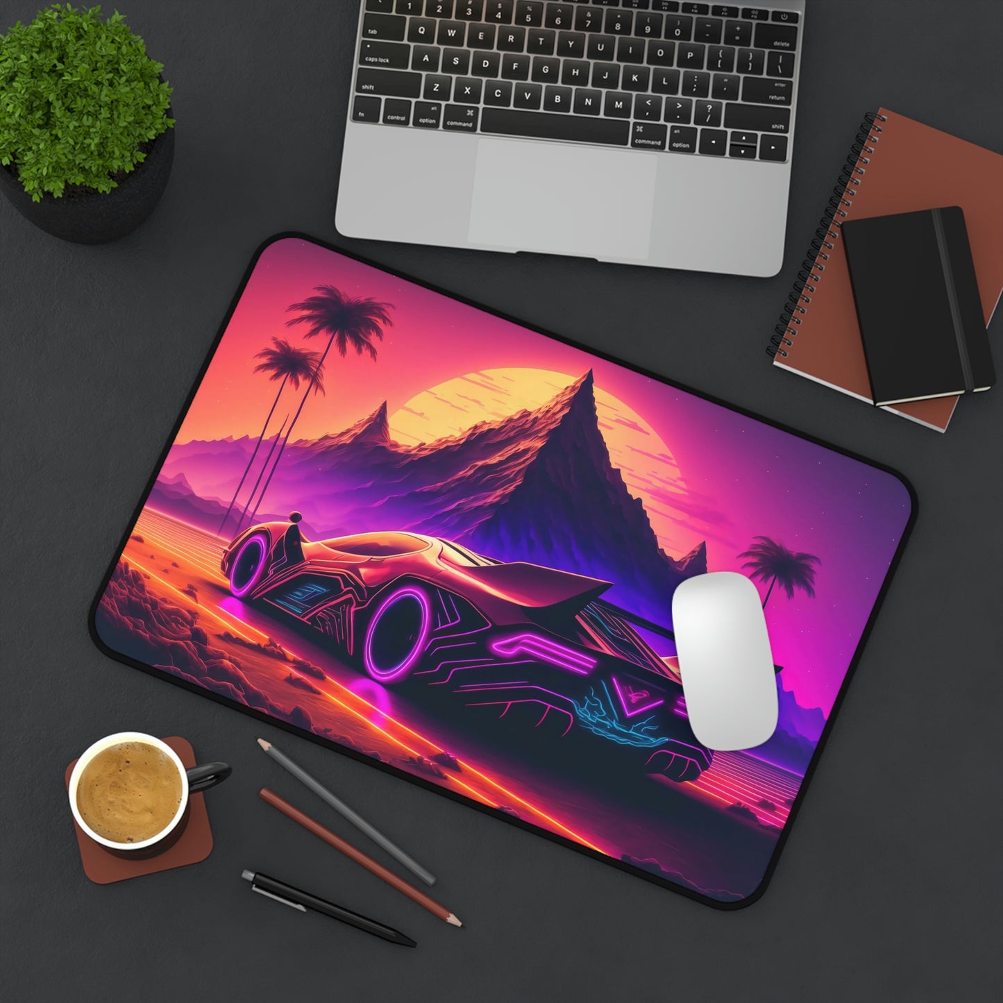 Sports Car Futuristic Gaming Mouse Pad