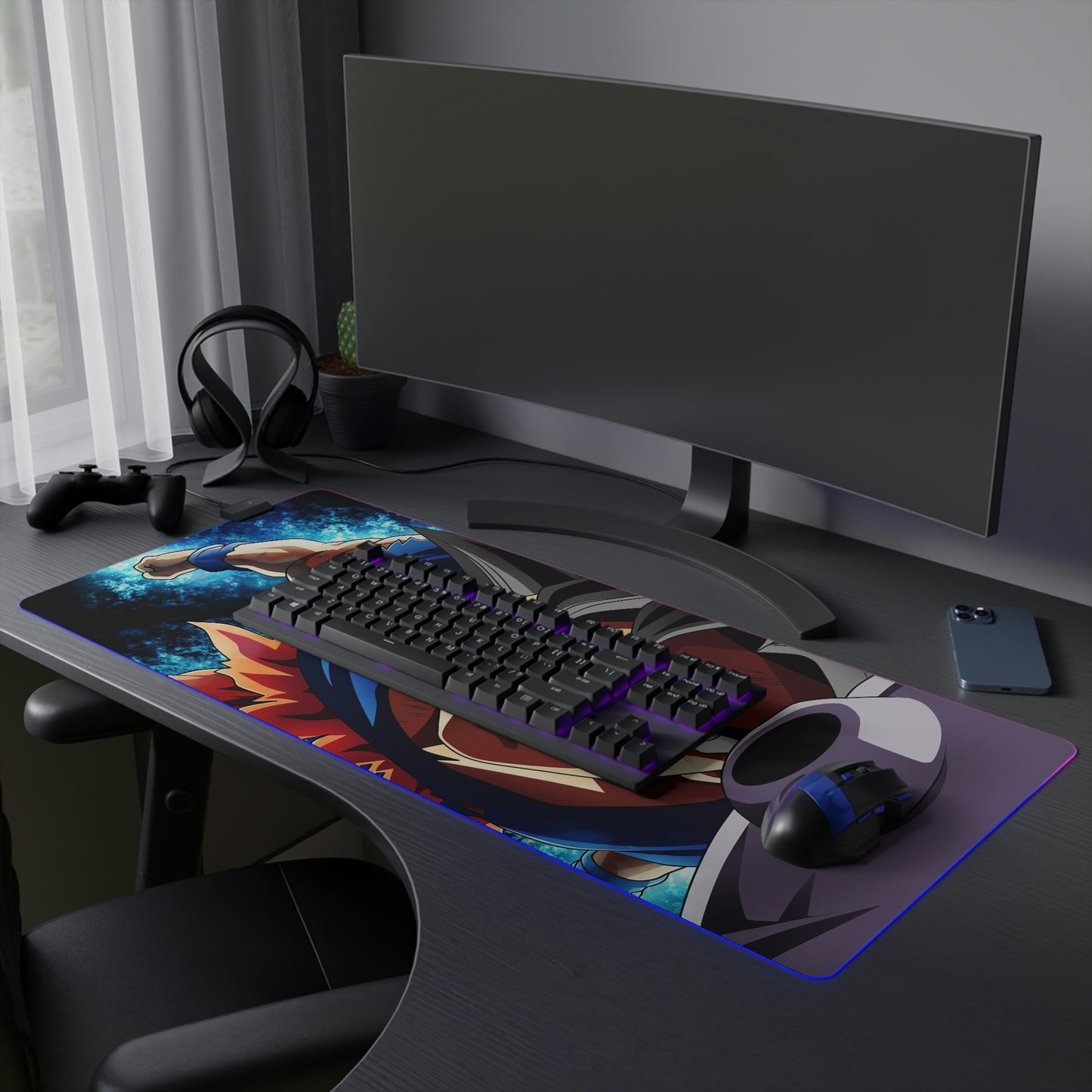 Goku Fight RGB Mouse Pad