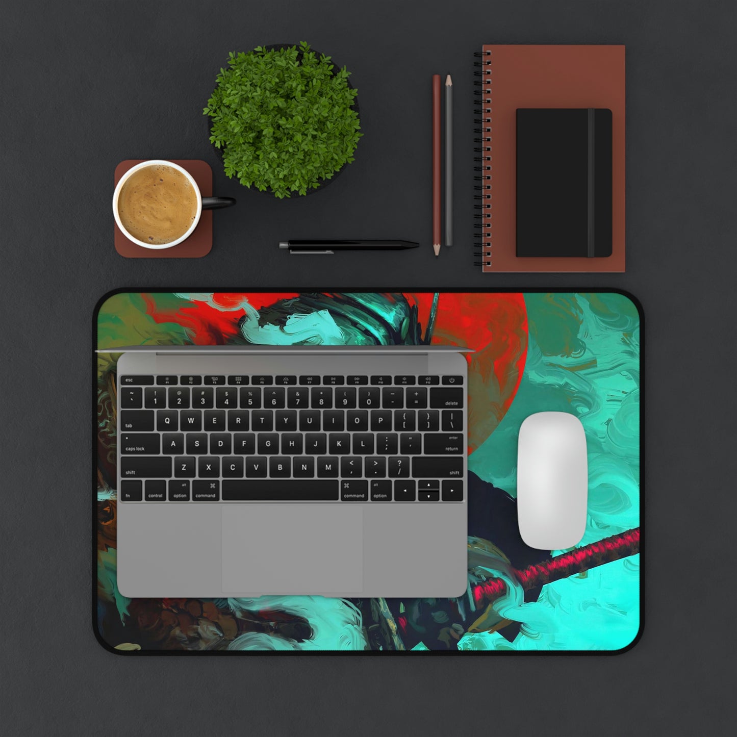 Fantasy Samurai Gaming Mouse Pad