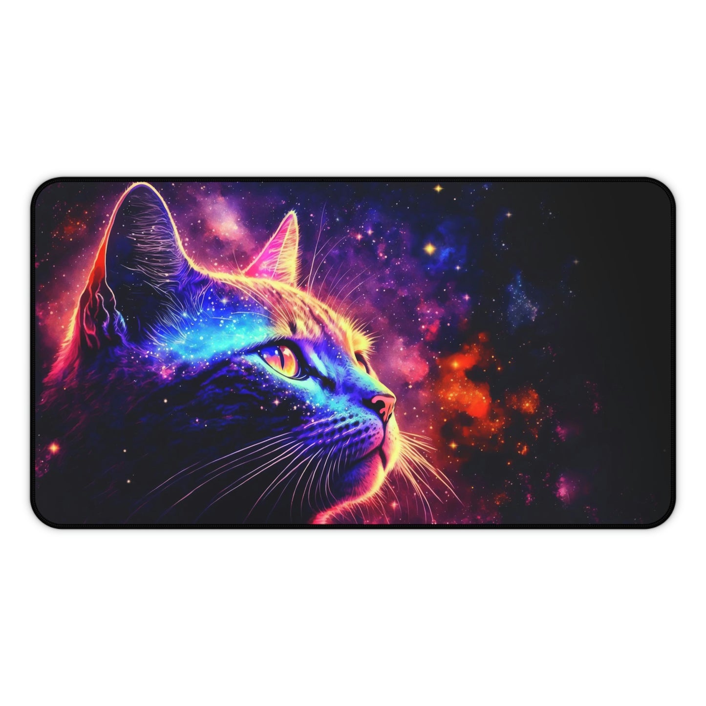 Colorful Cat Gaming Mouse Pad