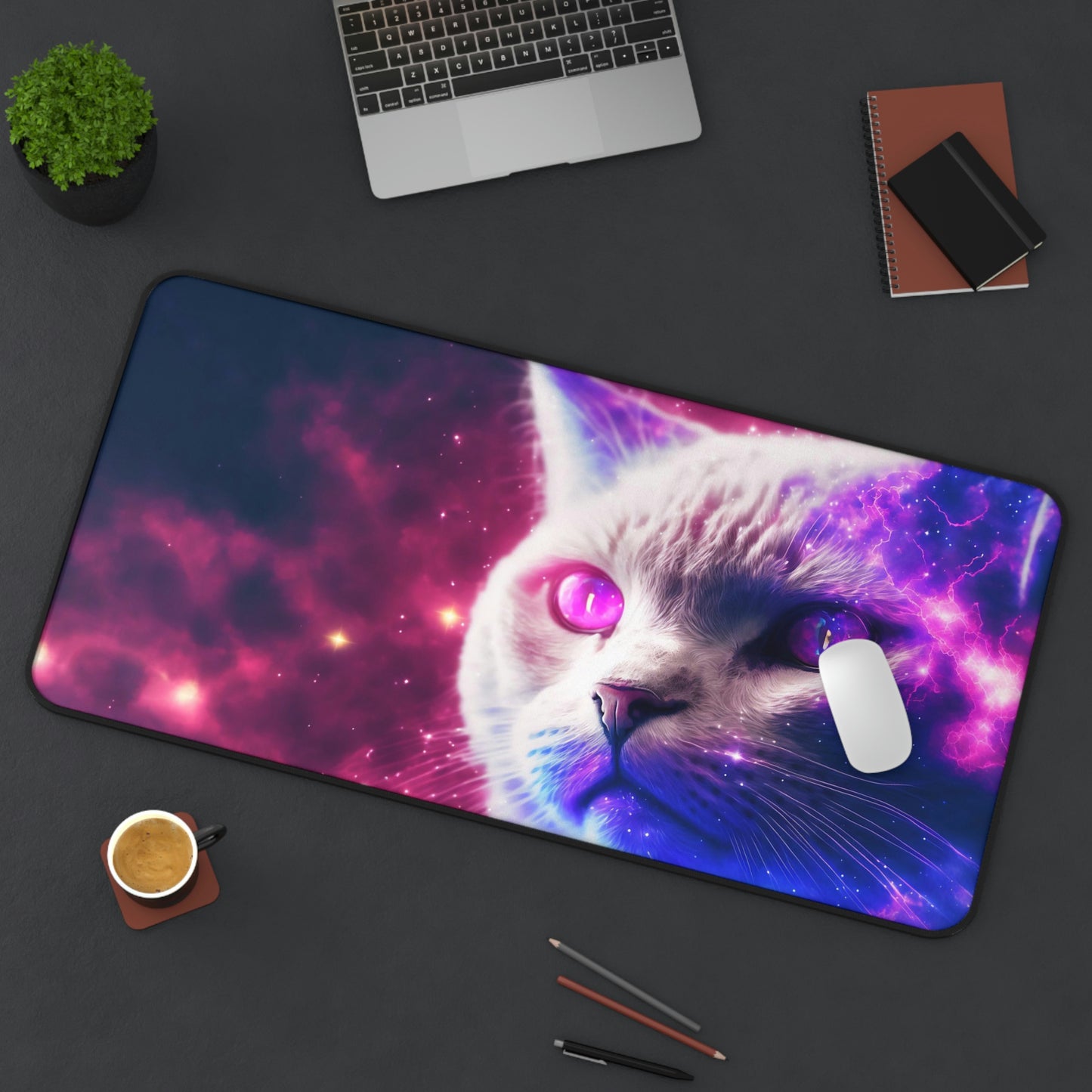 Cat Colorful Gaming Mouse Pad