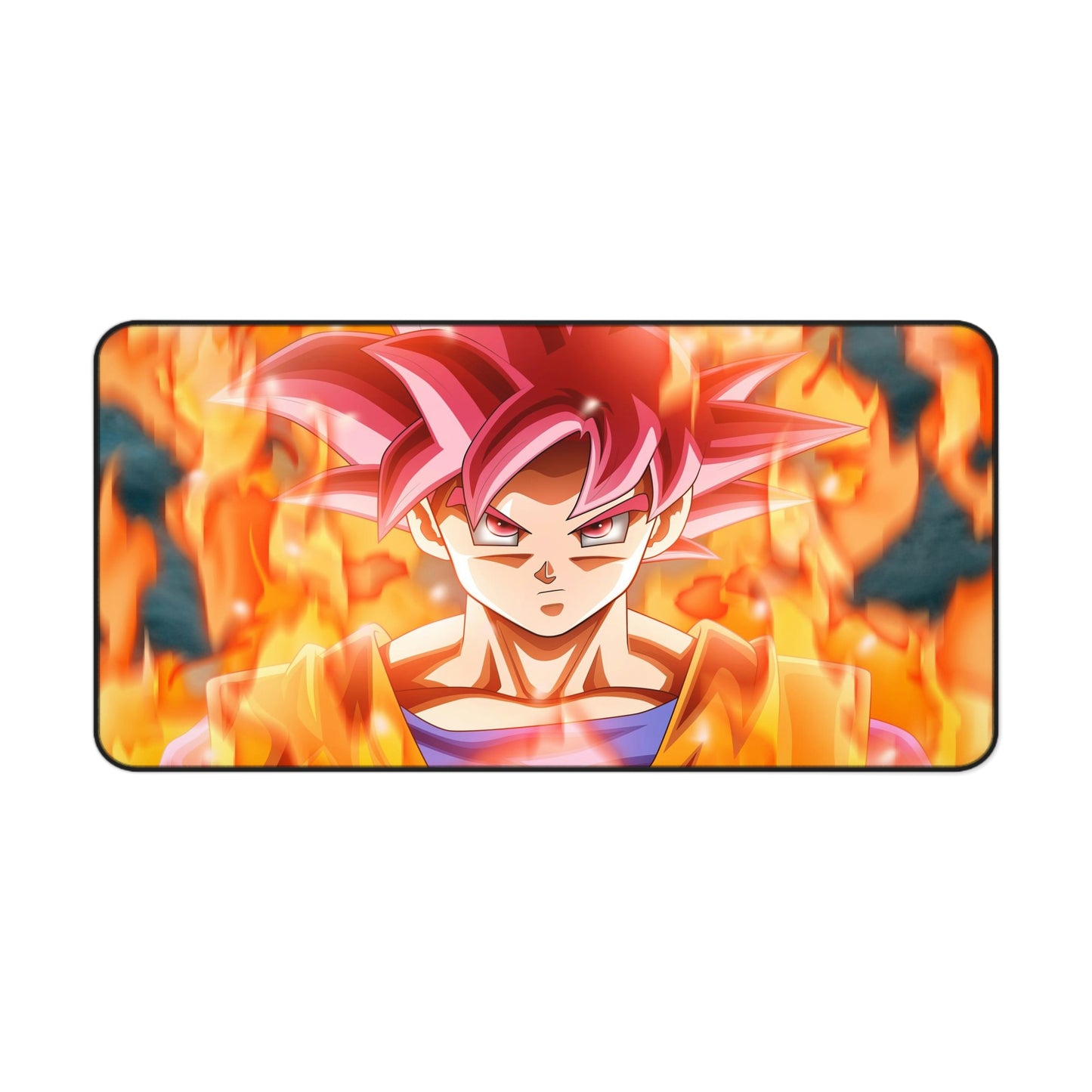 Red Goku Anime Mouse Pad