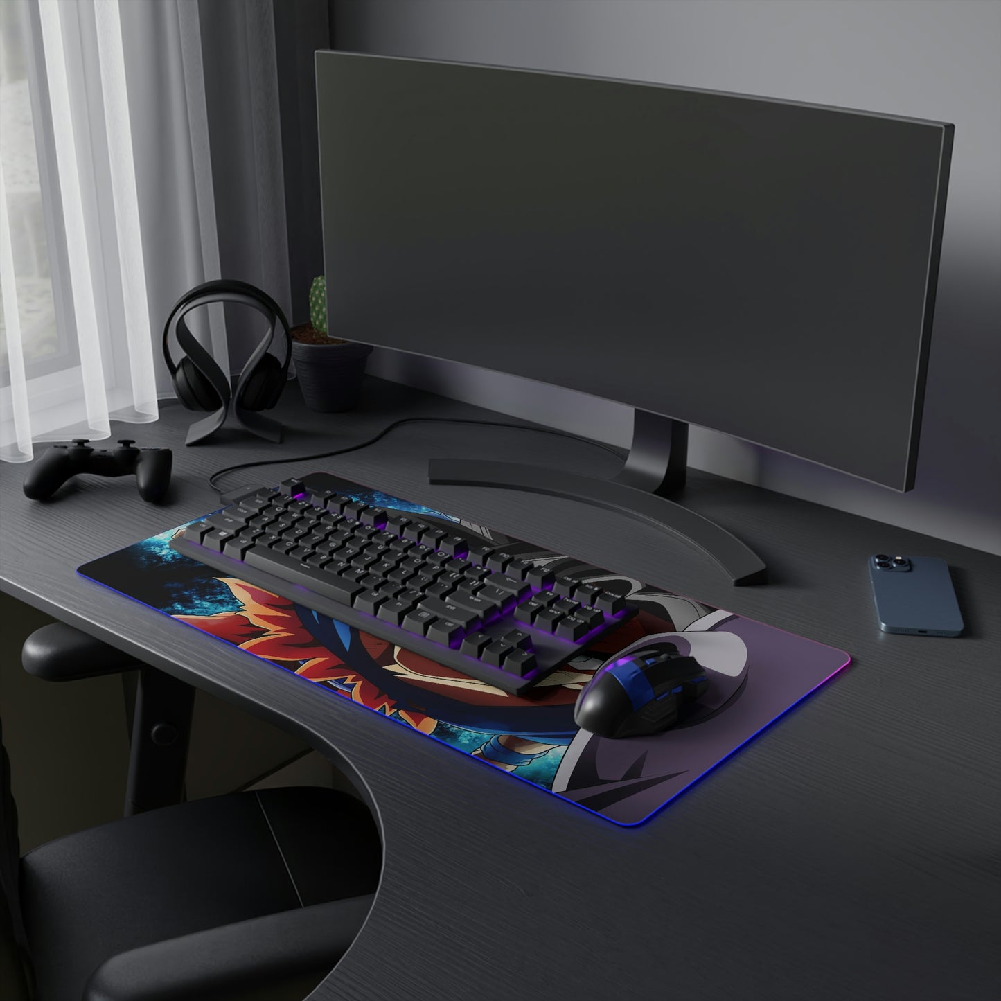 Goku Fight RGB Mouse Pad