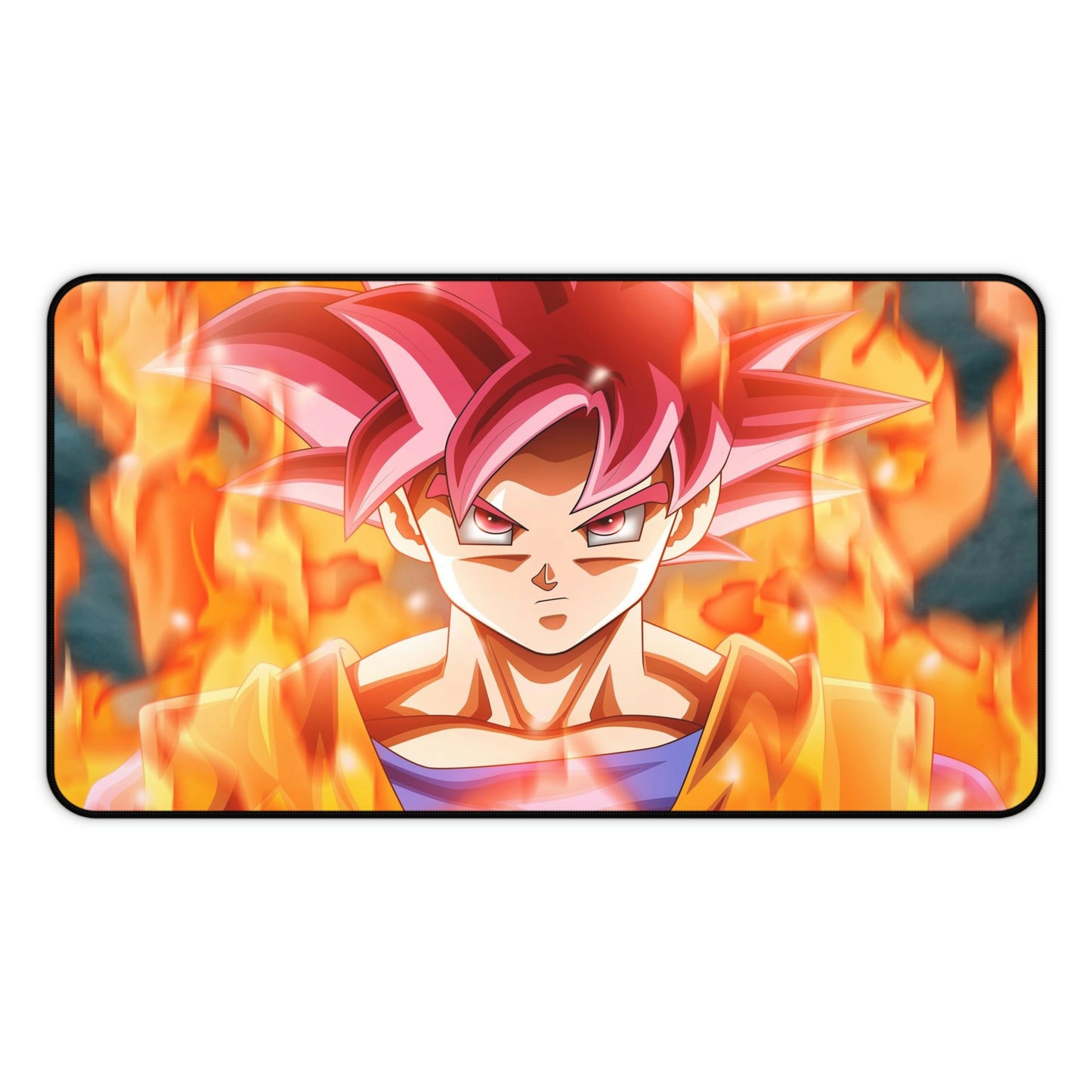 Red Goku Anime Mouse Pad
