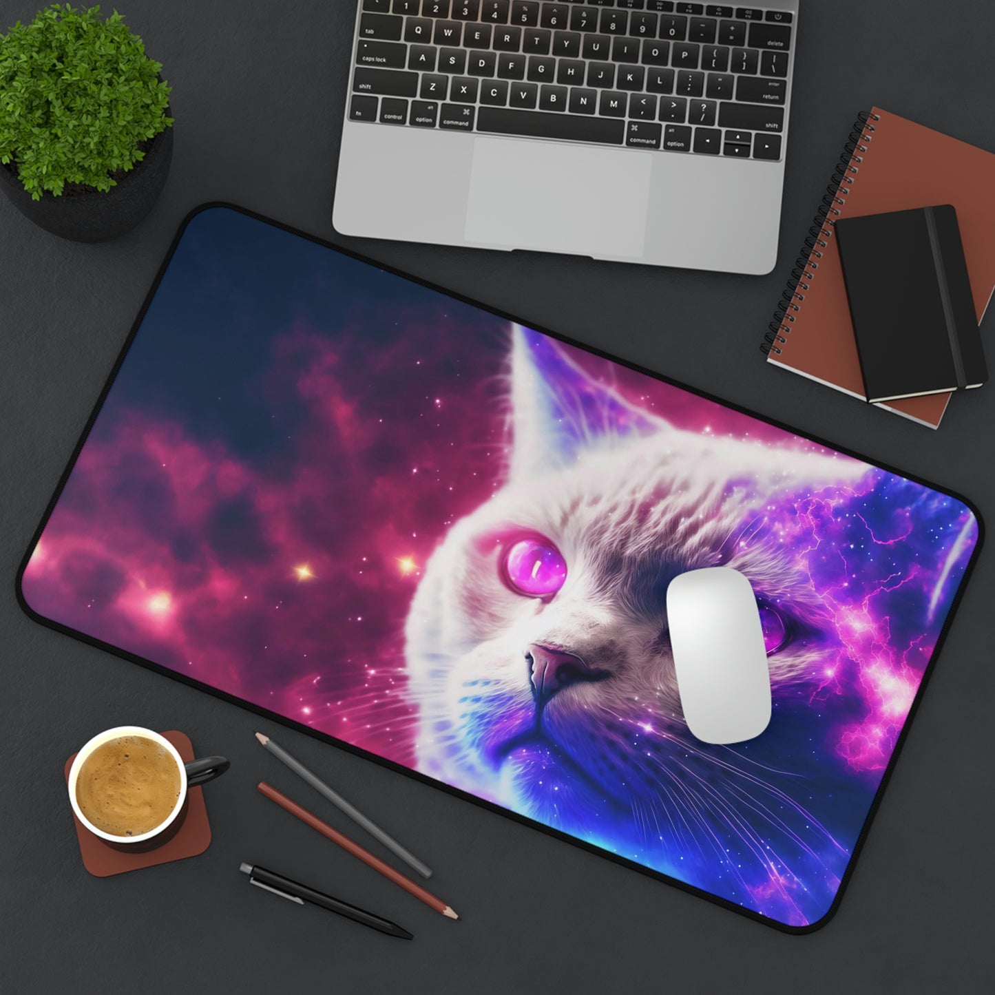 Cat Colorful Gaming Mouse Pad