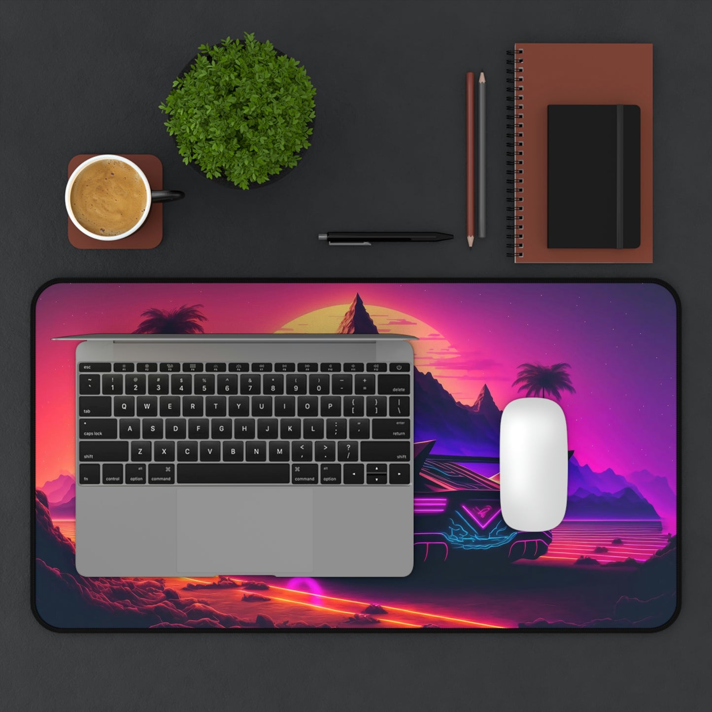 Sports Car Futuristic Gaming Mouse Pad