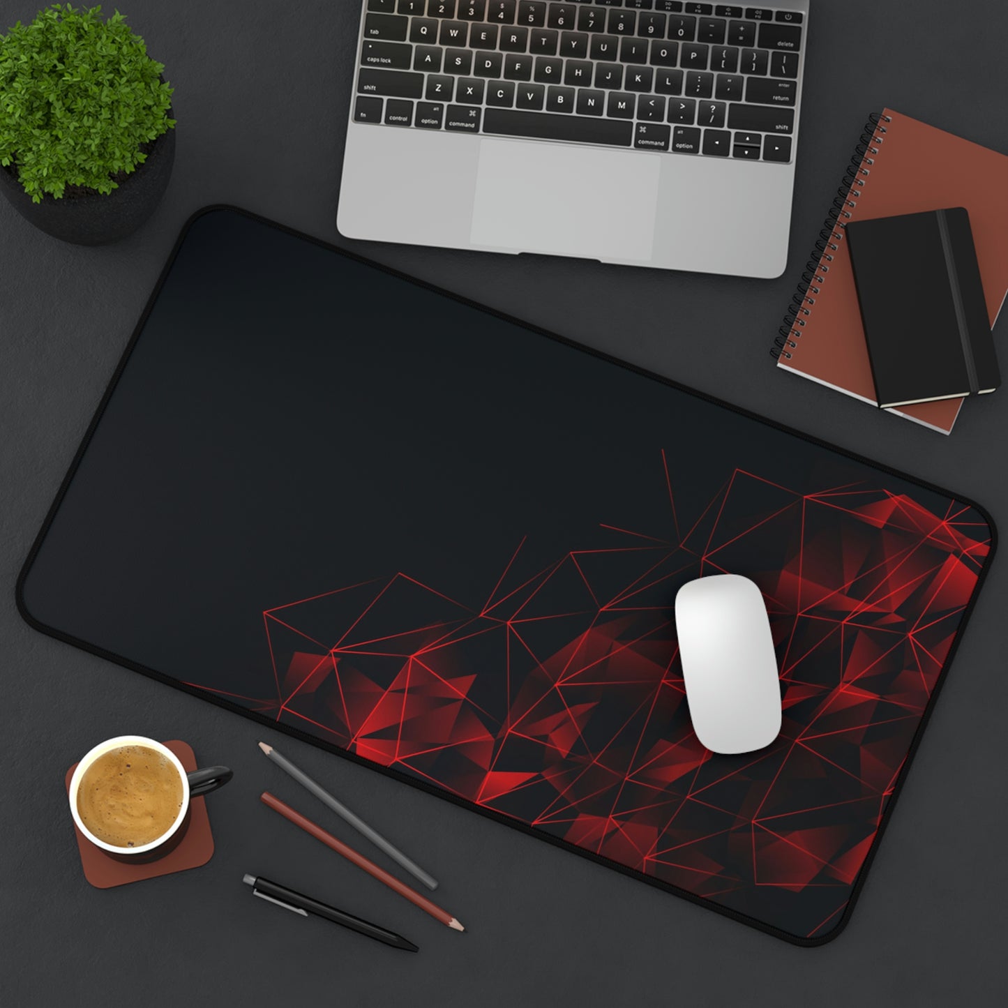 Black and Red Gaming Mouse Pad