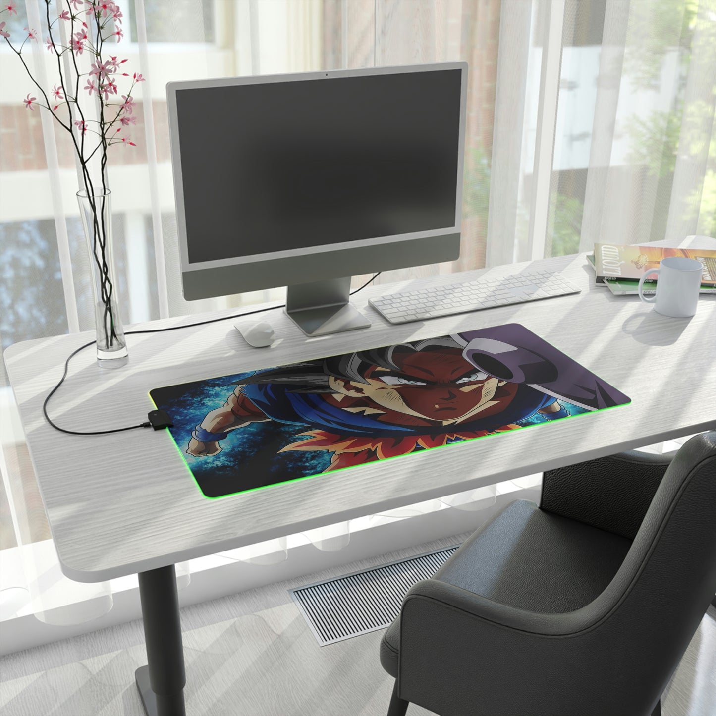 Goku Fight RGB Mouse Pad