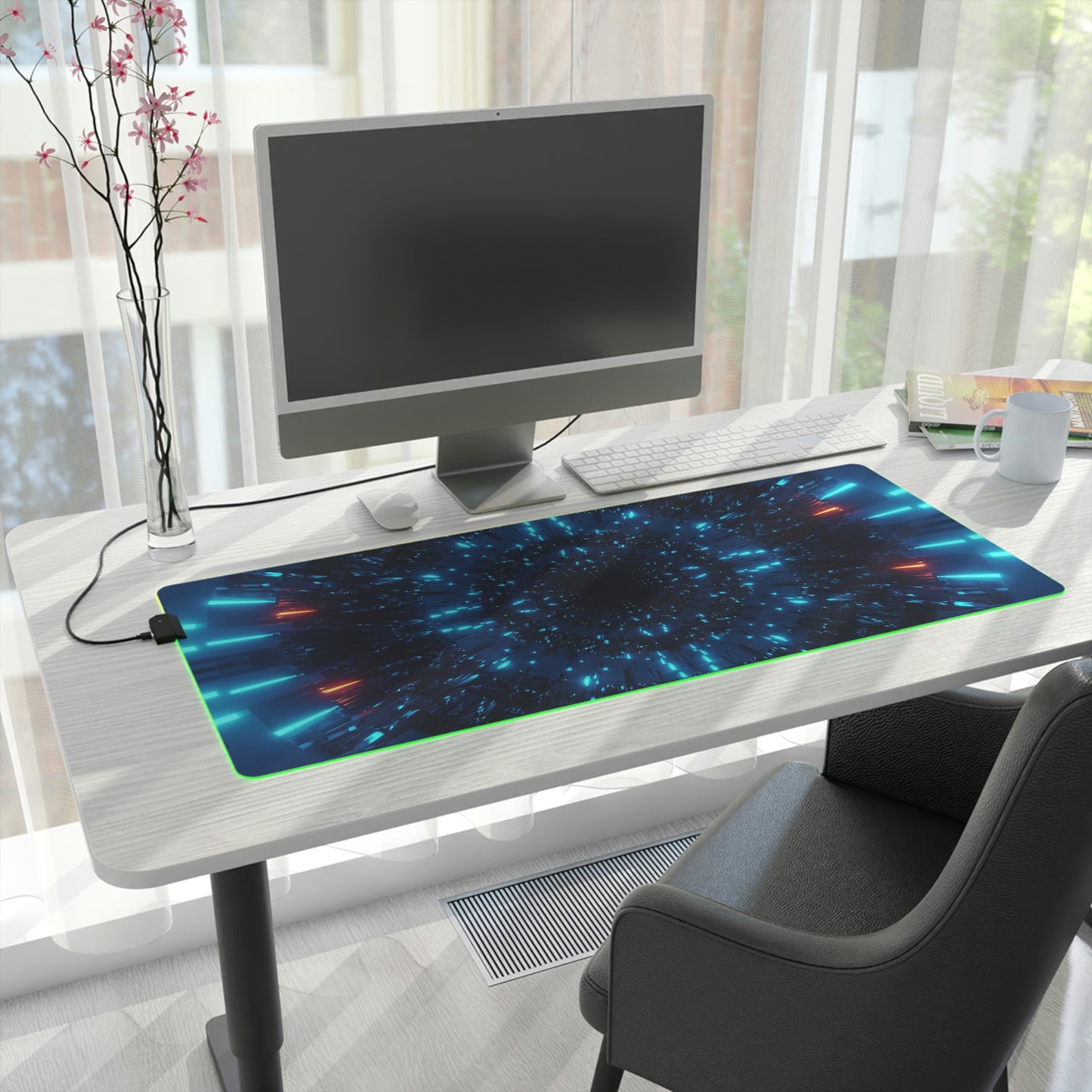 Neon Cosmic RGB Mouse Pad