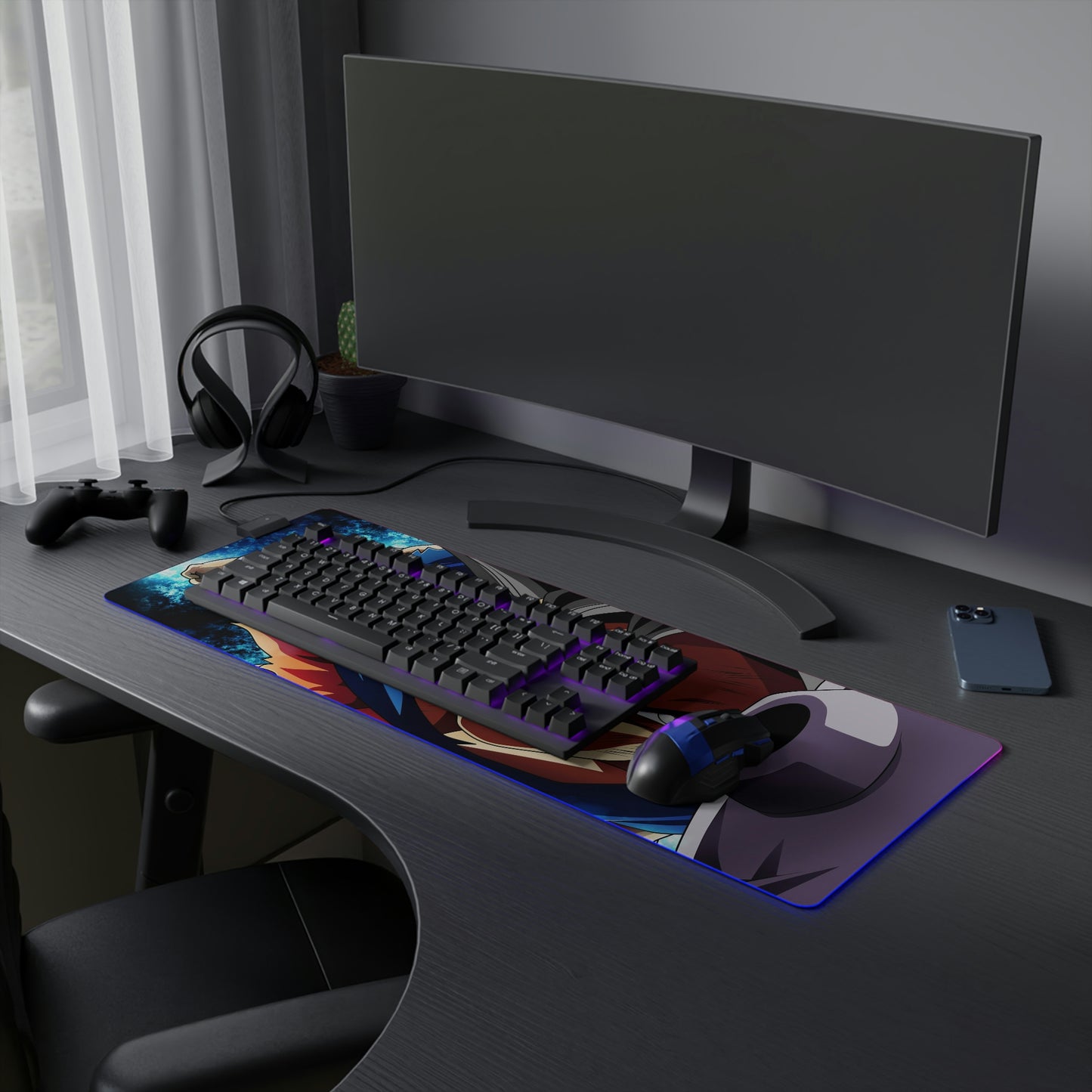 Goku Fight RGB Mouse Pad