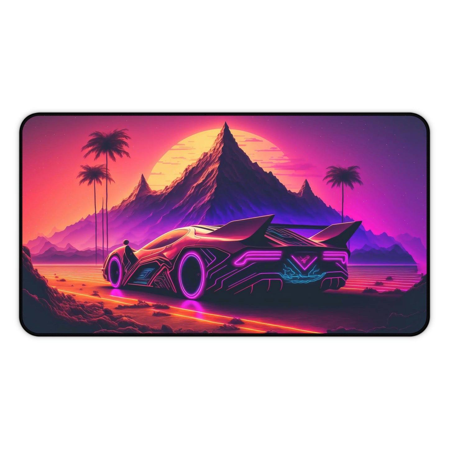 Sports Car Futuristic Gaming Mouse Pad