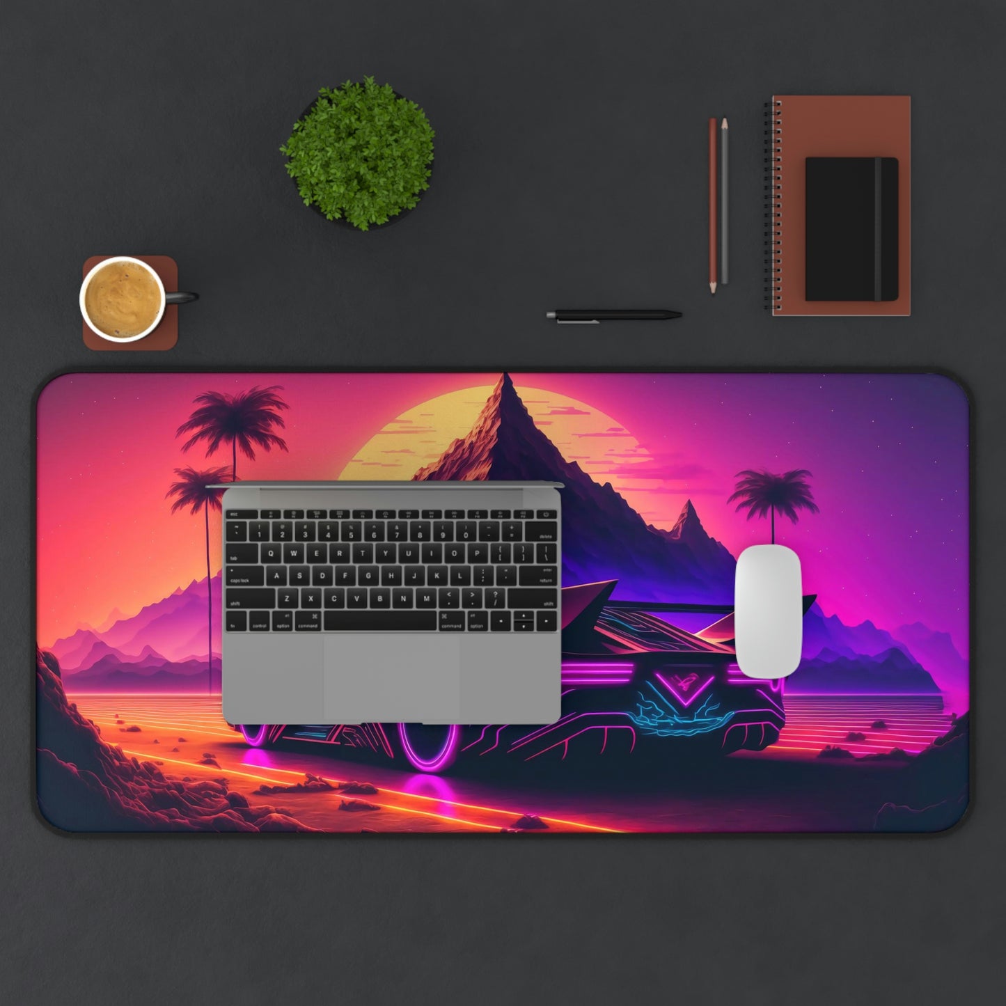Sports Car Futuristic Gaming Mouse Pad
