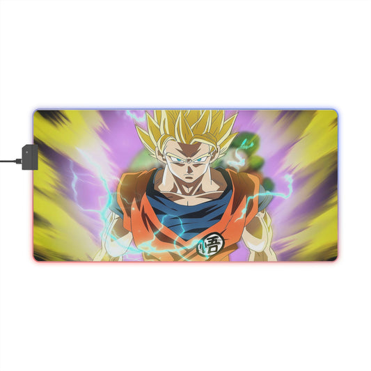 Goku Saiyan RGB Mouse Pad