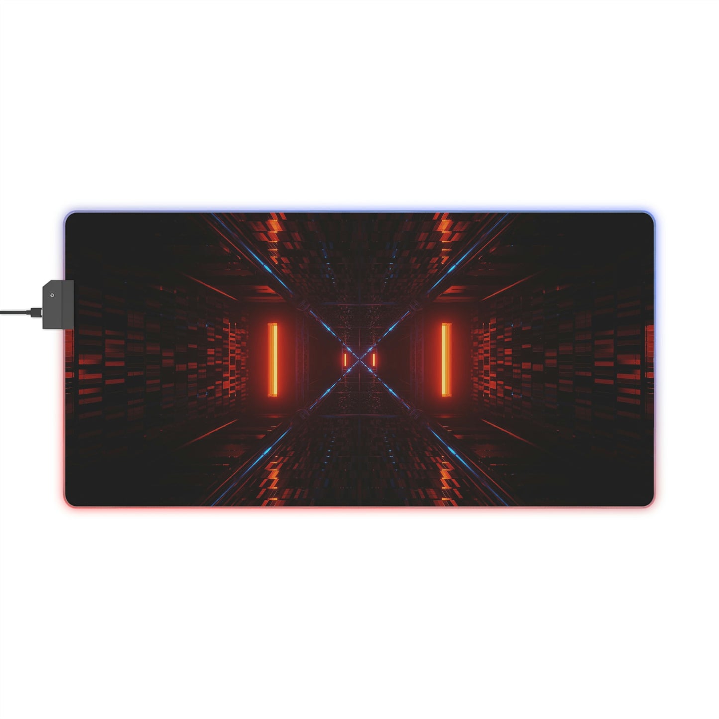 Neon Futuristic RGB Mouse Pad