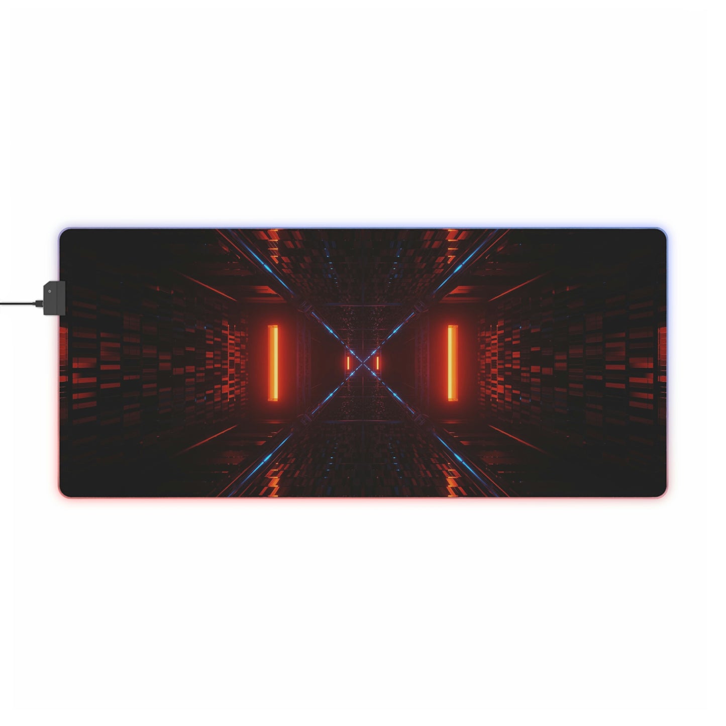 Neon Futuristic RGB Mouse Pad
