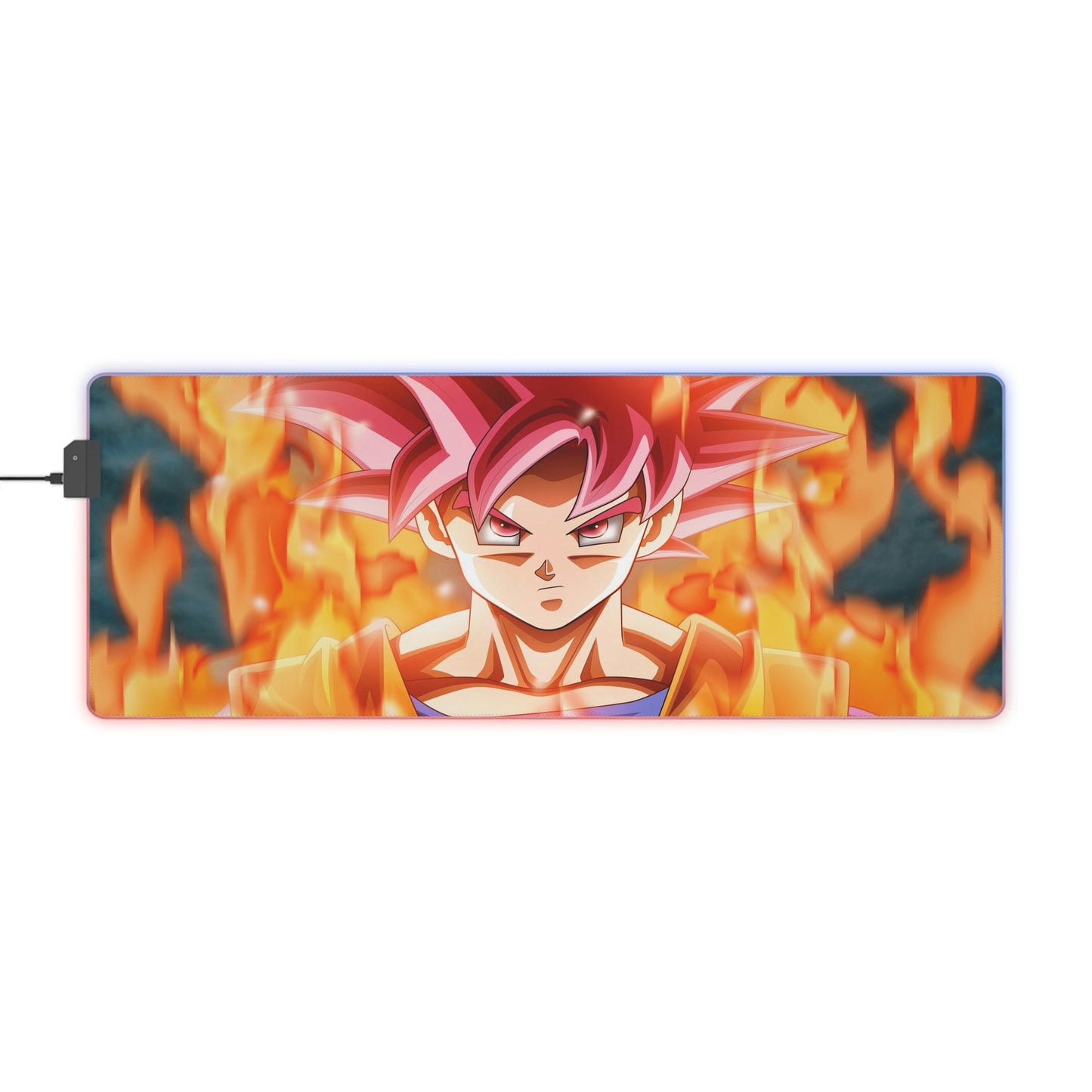 Red Goku RGB Mouse Pad
