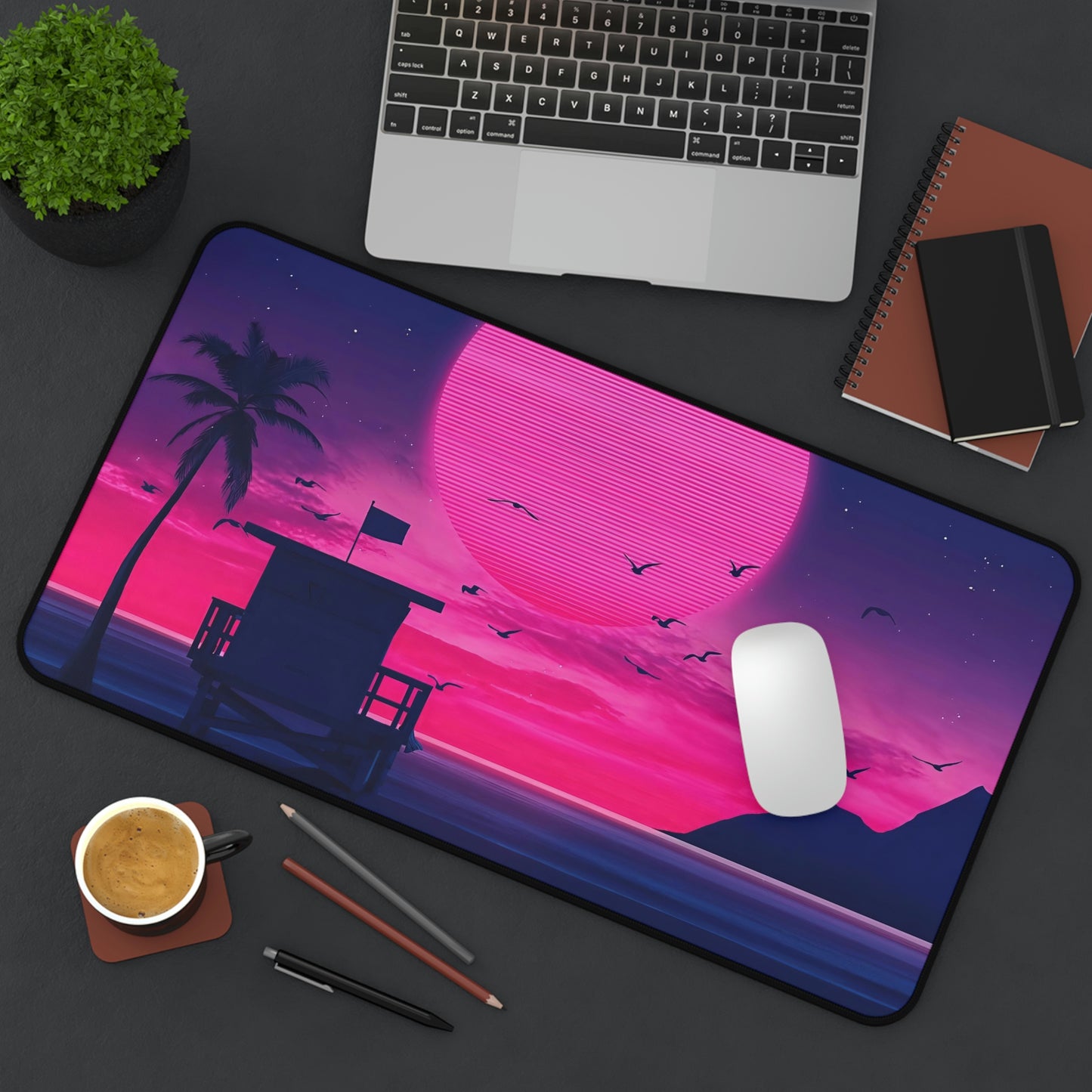 Beach Sunset Gaming Mouse Pad