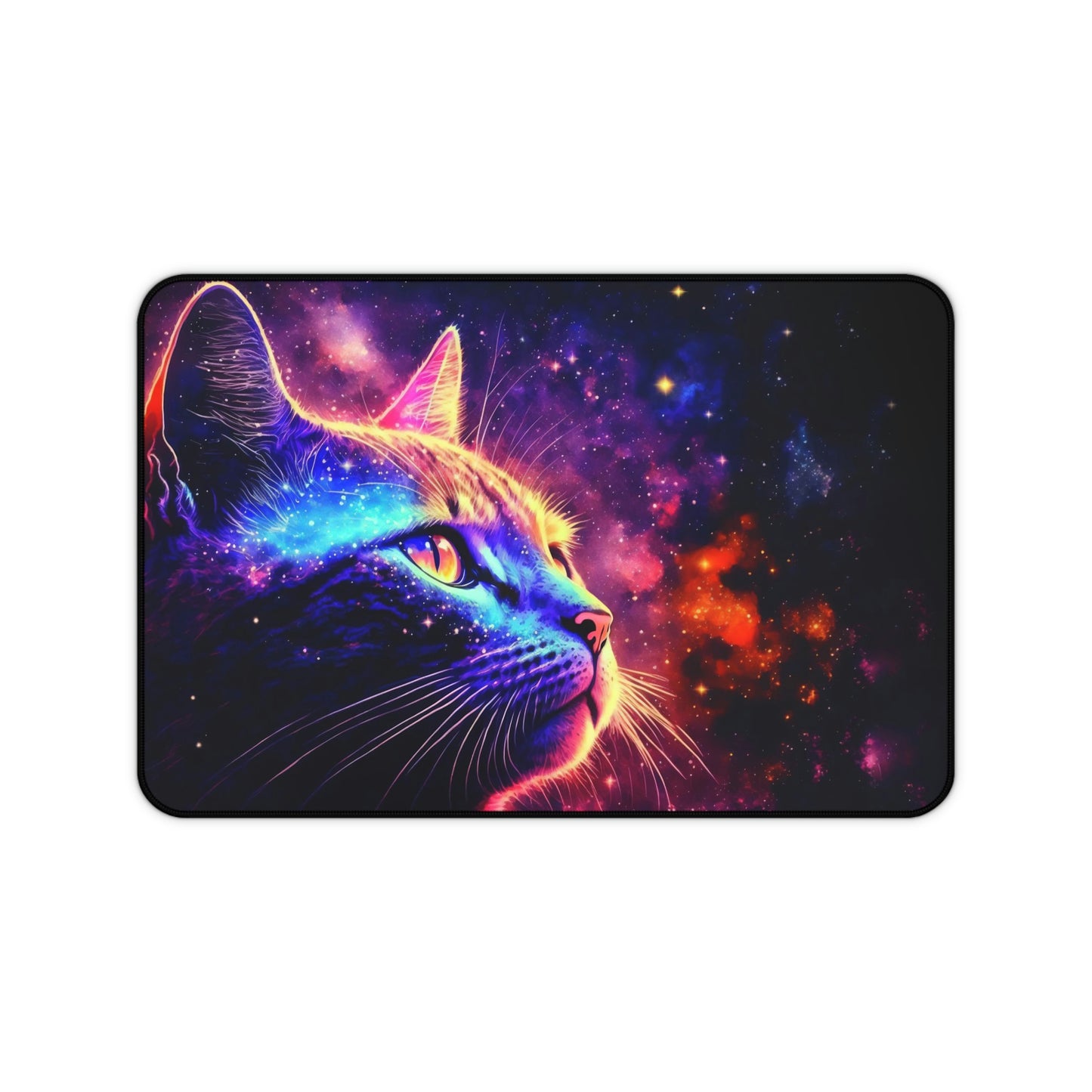 Colorful Cat Gaming Mouse Pad