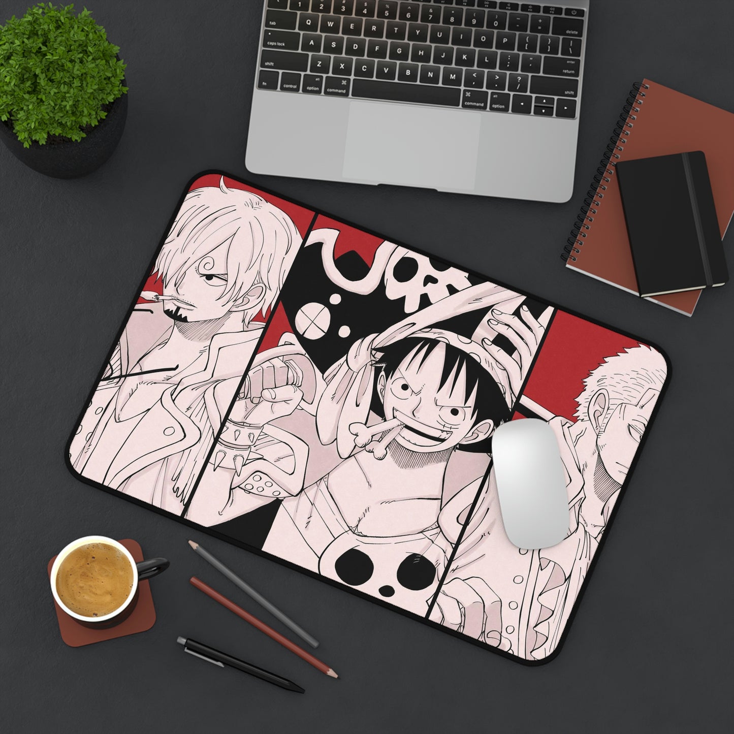 Luffy Zoro Sanji Anime Mouse Pad