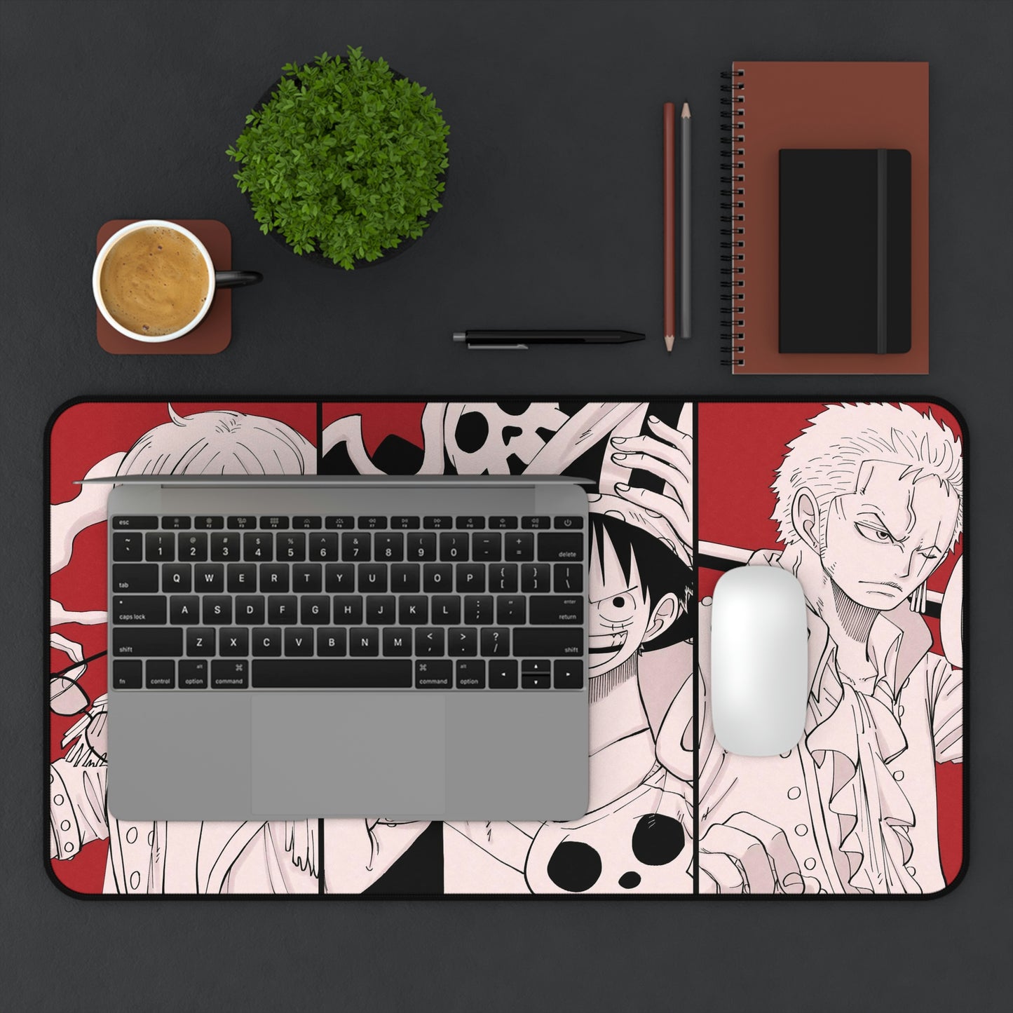 Luffy Zoro Sanji Anime Mouse Pad