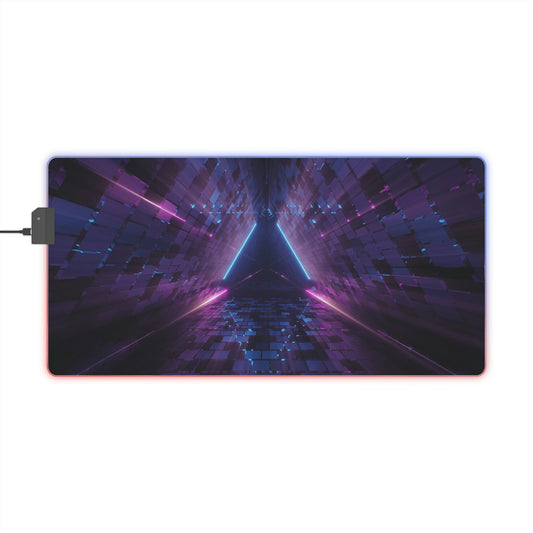 Neon Laser RGB Mouse Pad