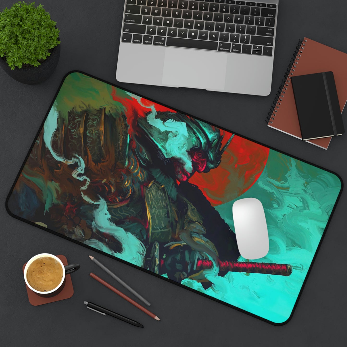 Fantasy Samurai Gaming Mouse Pad