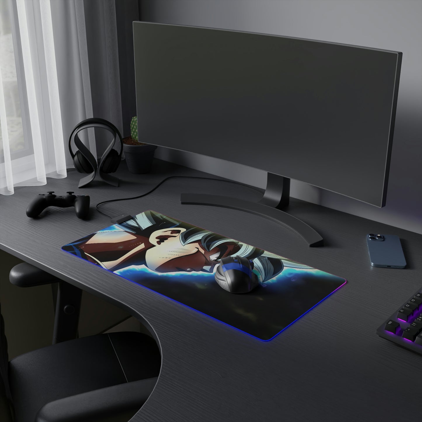 Saiyan Goku RGB Mouse Pad