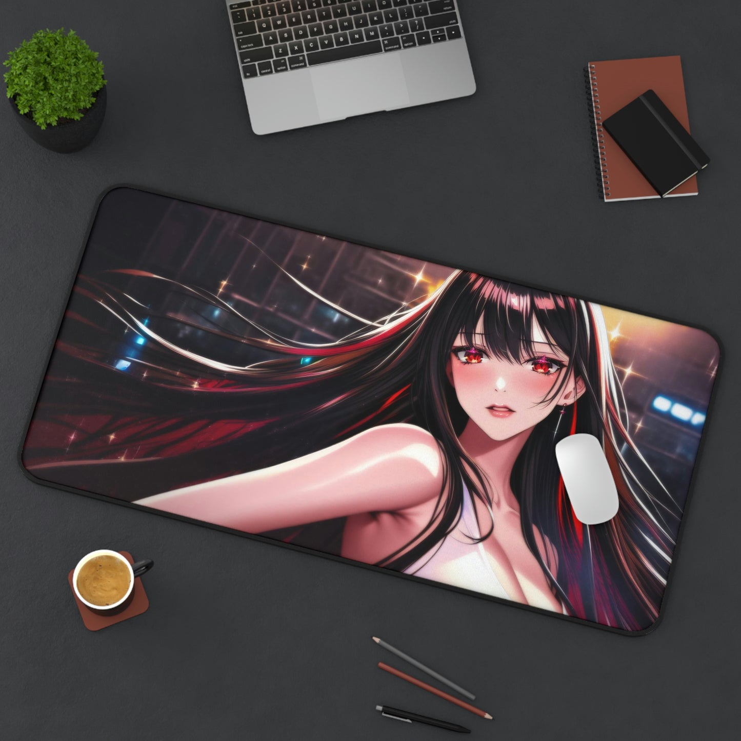 Beautiful Girl Anime Mouse Pad