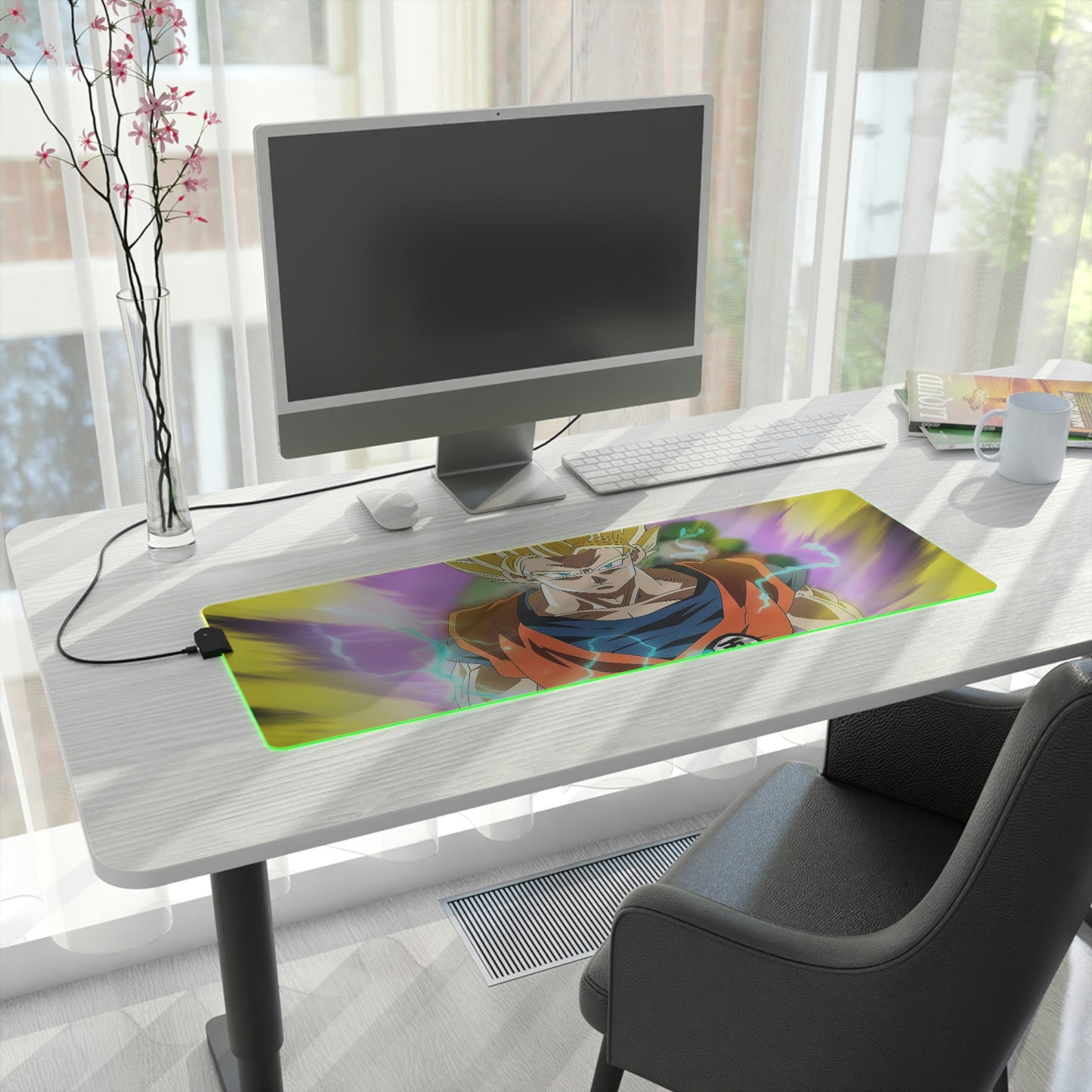 Goku Saiyan RGB Mouse Pad