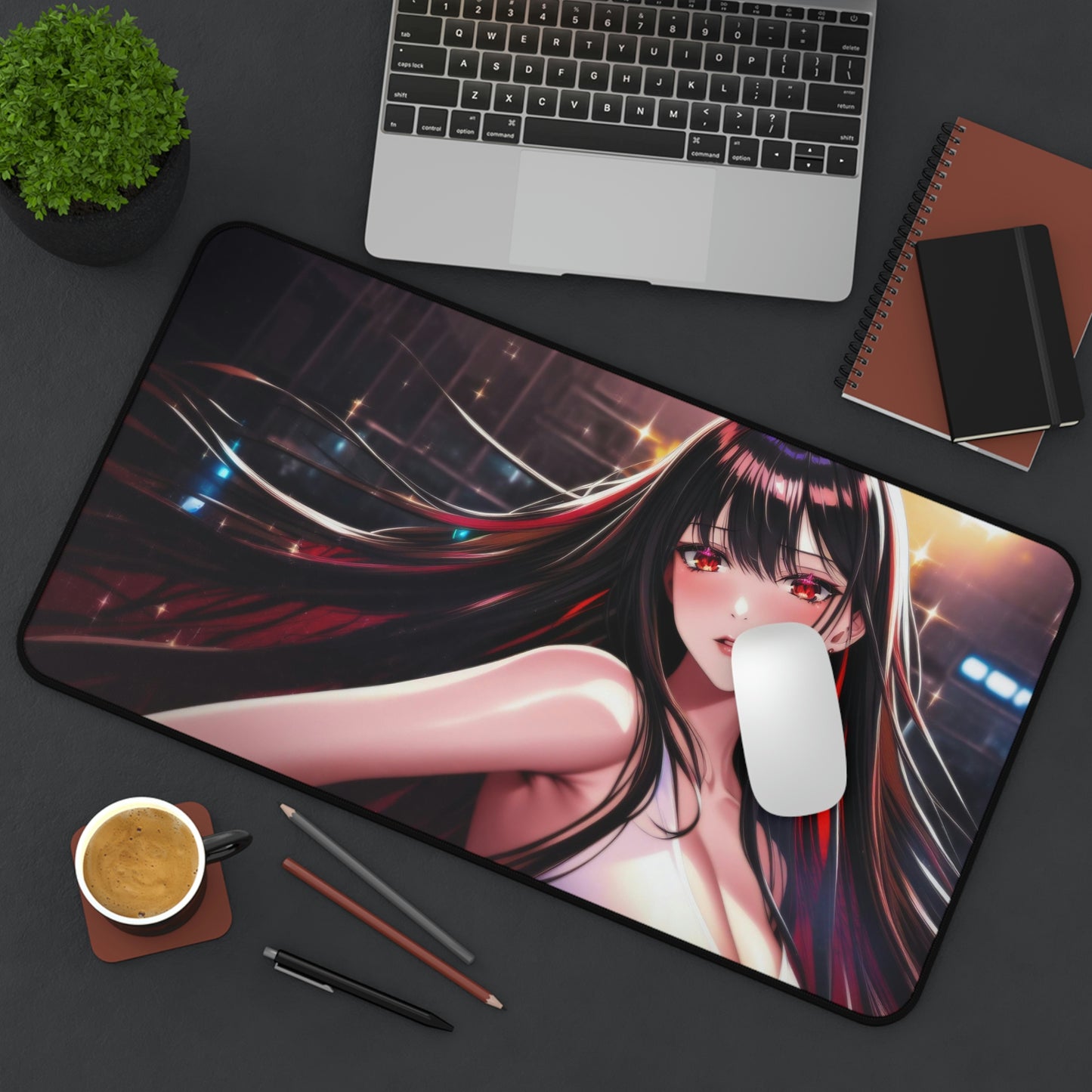 Beautiful Girl Anime Mouse Pad