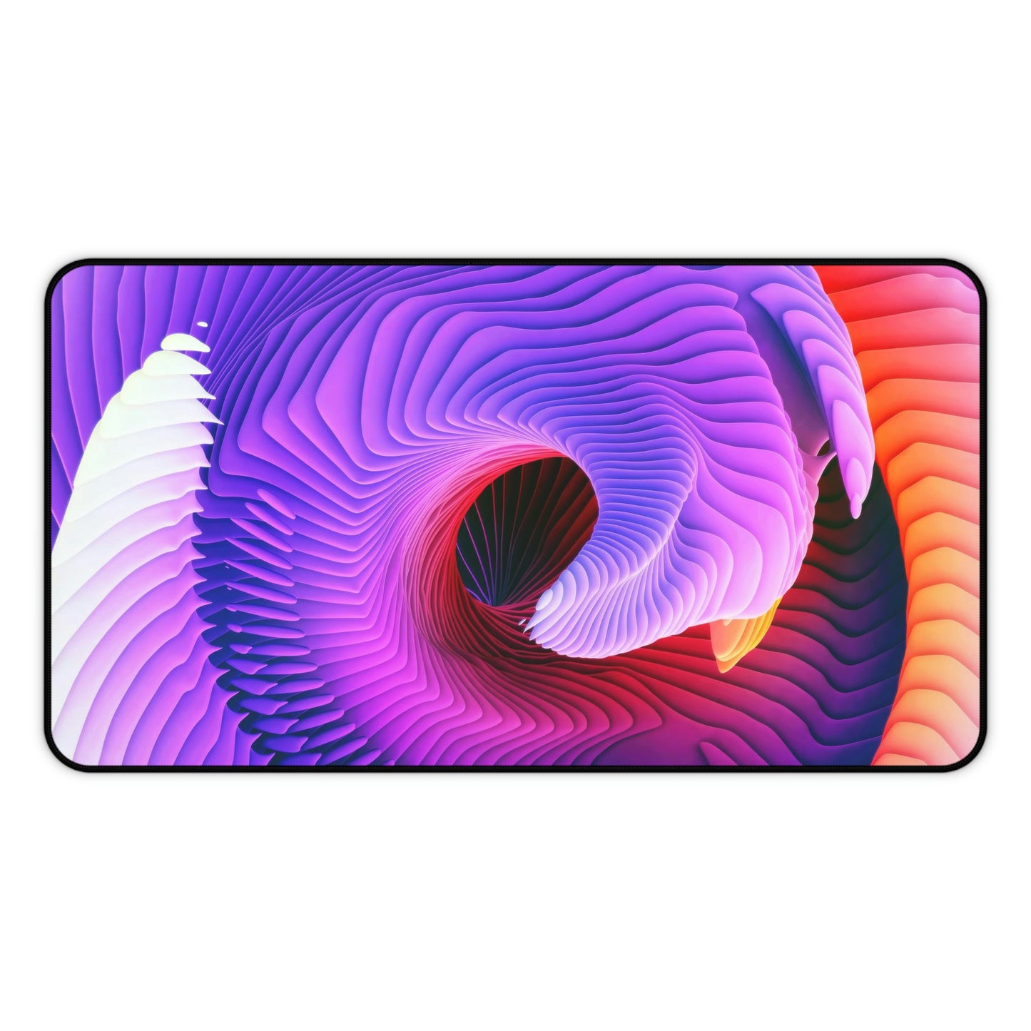 Colorful Abstract Wave Gaming Mouse Pad