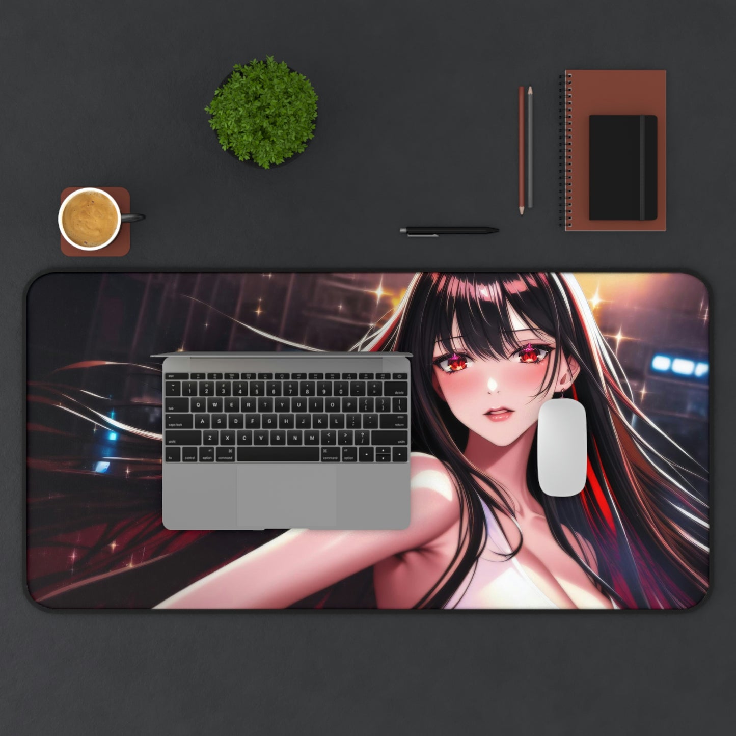 Beautiful Girl Anime Mouse Pad