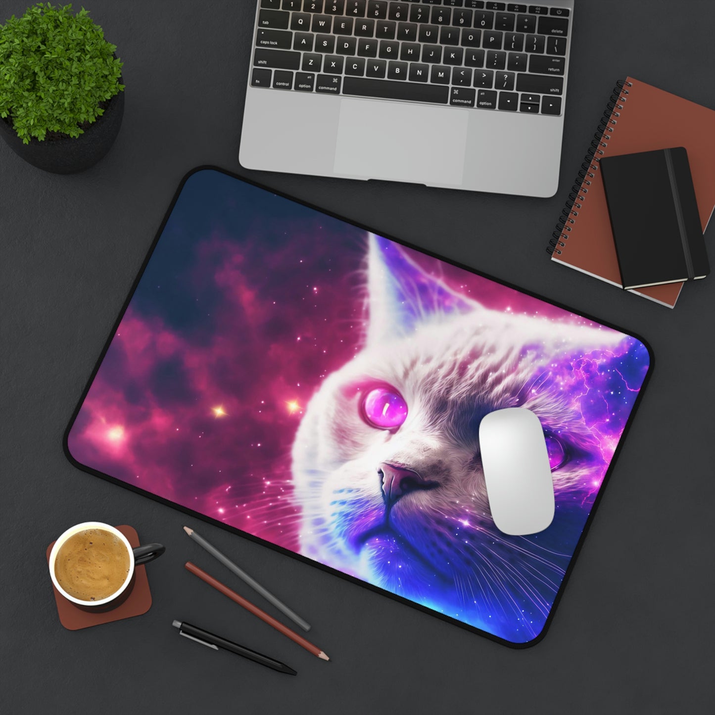 Cat Colorful Gaming Mouse Pad