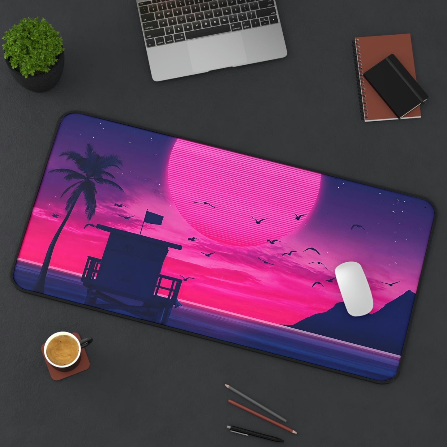 Beach Sunset Gaming Mouse Pad