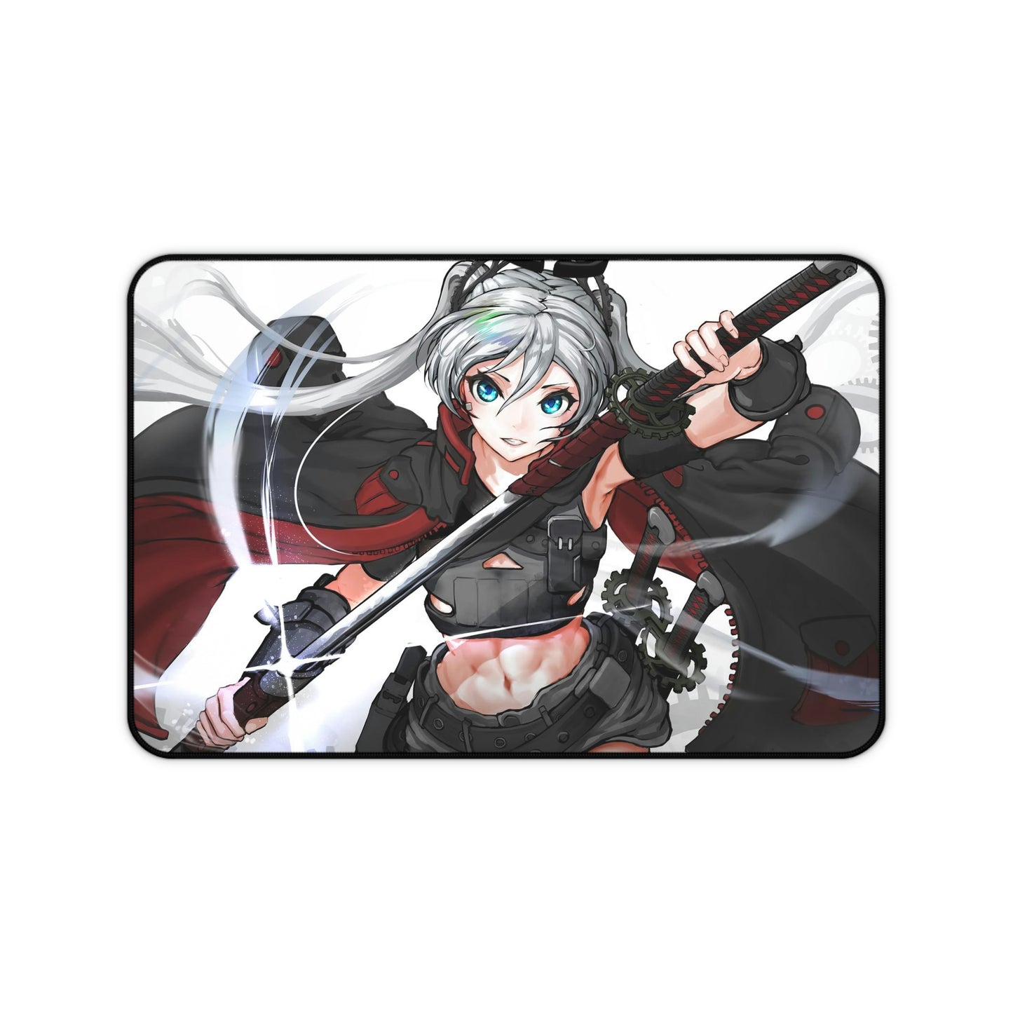 Girl With Katana Anime Mouse Pad
