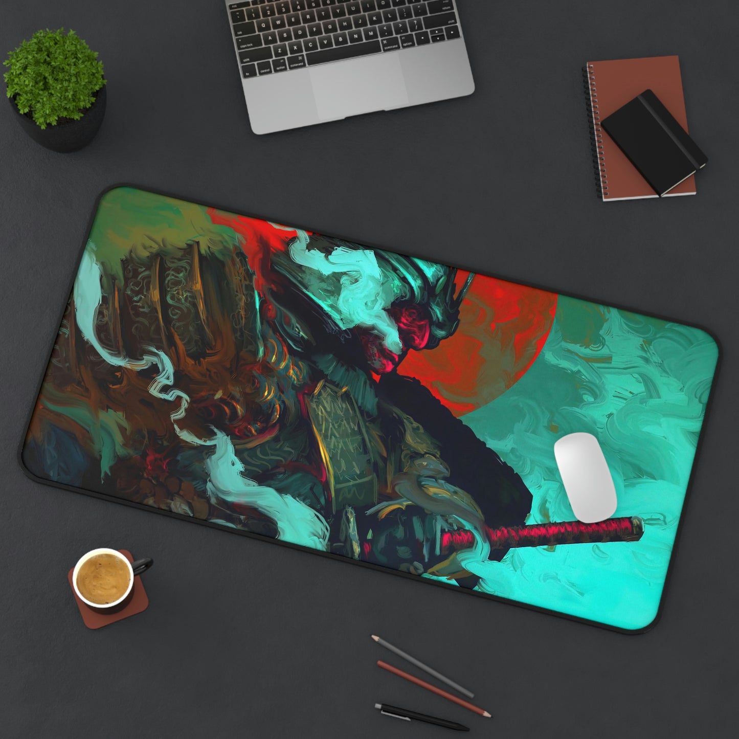 Fantasy Samurai Gaming Mouse Pad