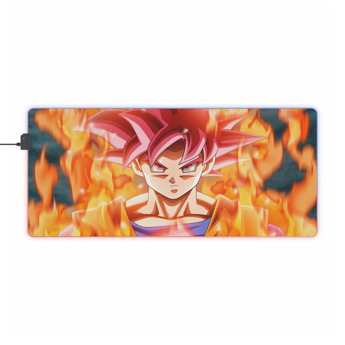 Red Goku RGB Mouse Pad