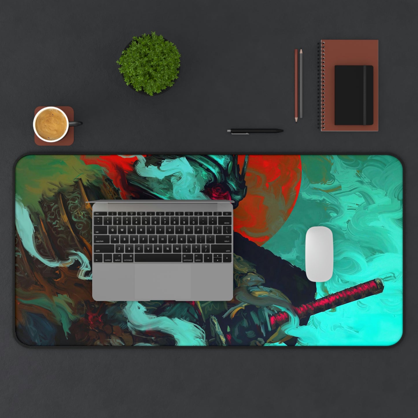 Fantasy Samurai Gaming Mouse Pad