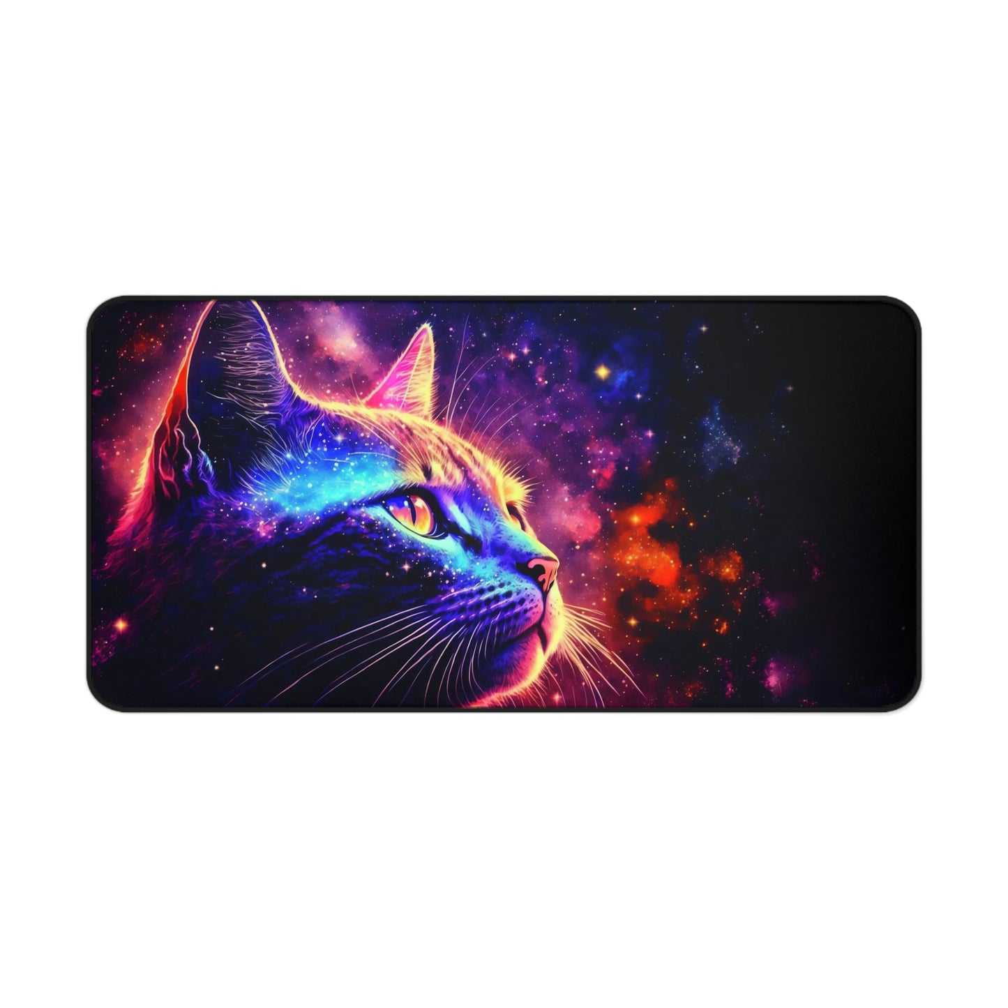 Colorful Cat Gaming Mouse Pad
