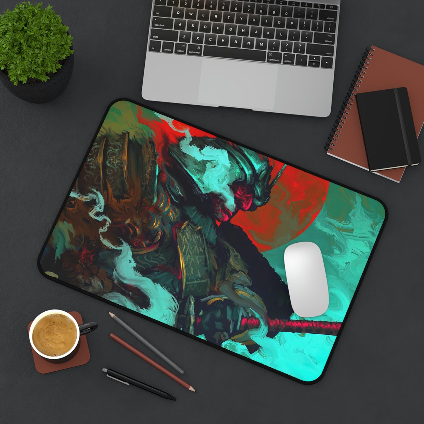 Fantasy Samurai Gaming Mouse Pad